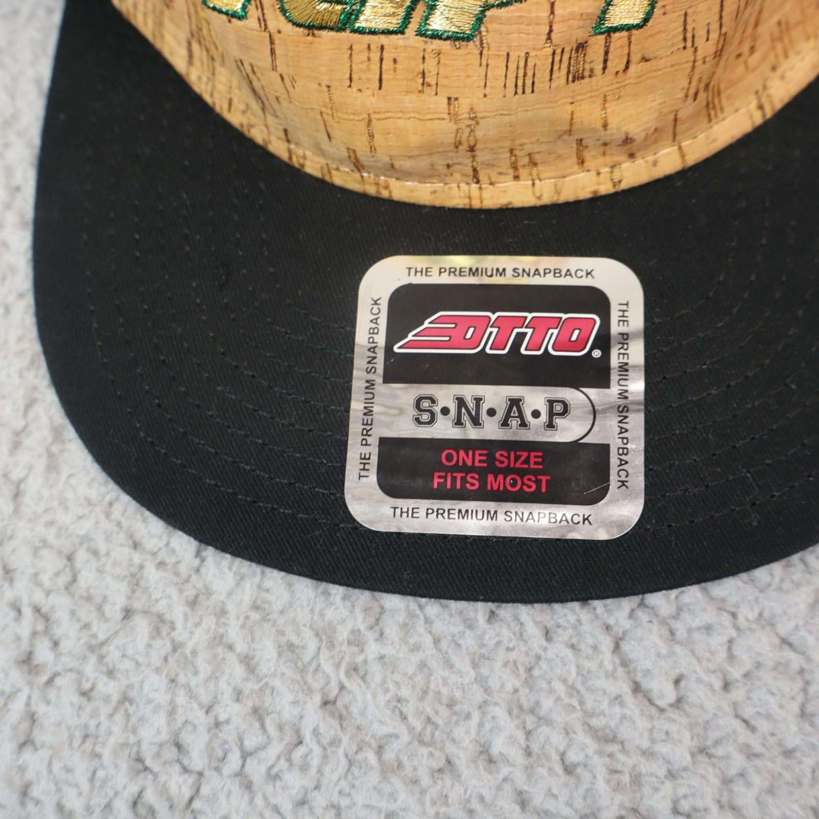 Otto Crippy Cork Front Trucker Hat Snapback Mesh Cap 420 cannabis Size ONE SIZE - 7 Thumbnail