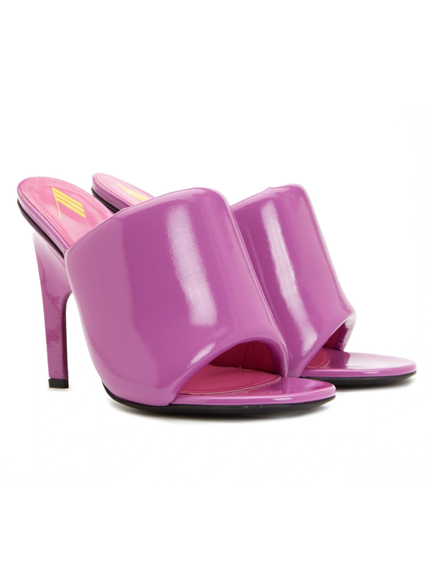 The Attico THE ATTICO Rem dusty pink eco varnish mules sandals 6 36 Size US 6 / IT 36 - 1 Thumbnail