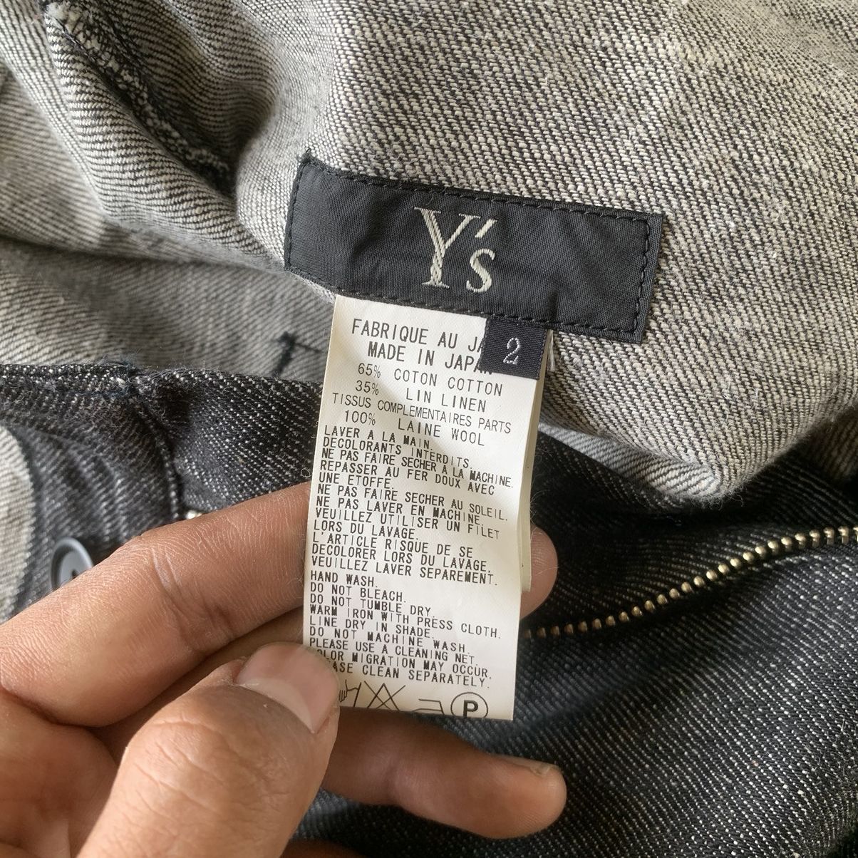 Y's Y’s by yohji yamamoto archive denim skirt Size 33" - 5 Thumbnail