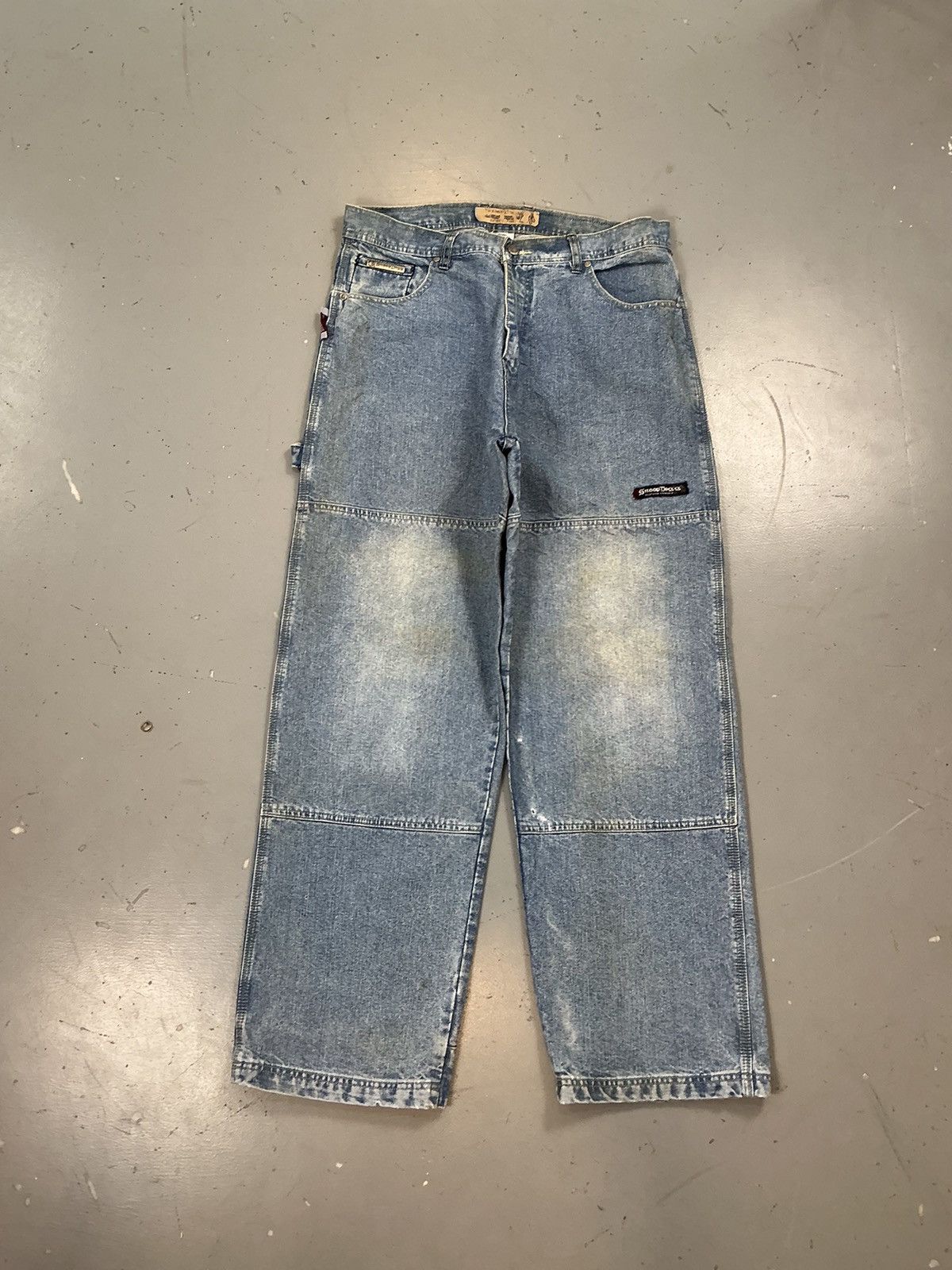 Snoop Dogg × Vintage Vintage snoop dogg big pocket SpellOut embroidered denim Size US 36 / EU 52 - 1 Thumbnail