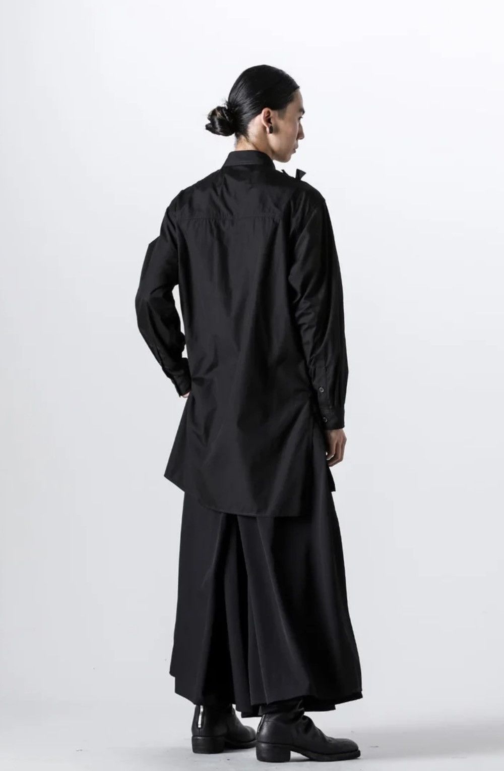 Yohji Yamamoto Yohji Yamamoto Pour Homme SS24 - Ta/TUXEDO HAKAMA PANTS Size US 32 / EU 48 - 14 Thumbnail