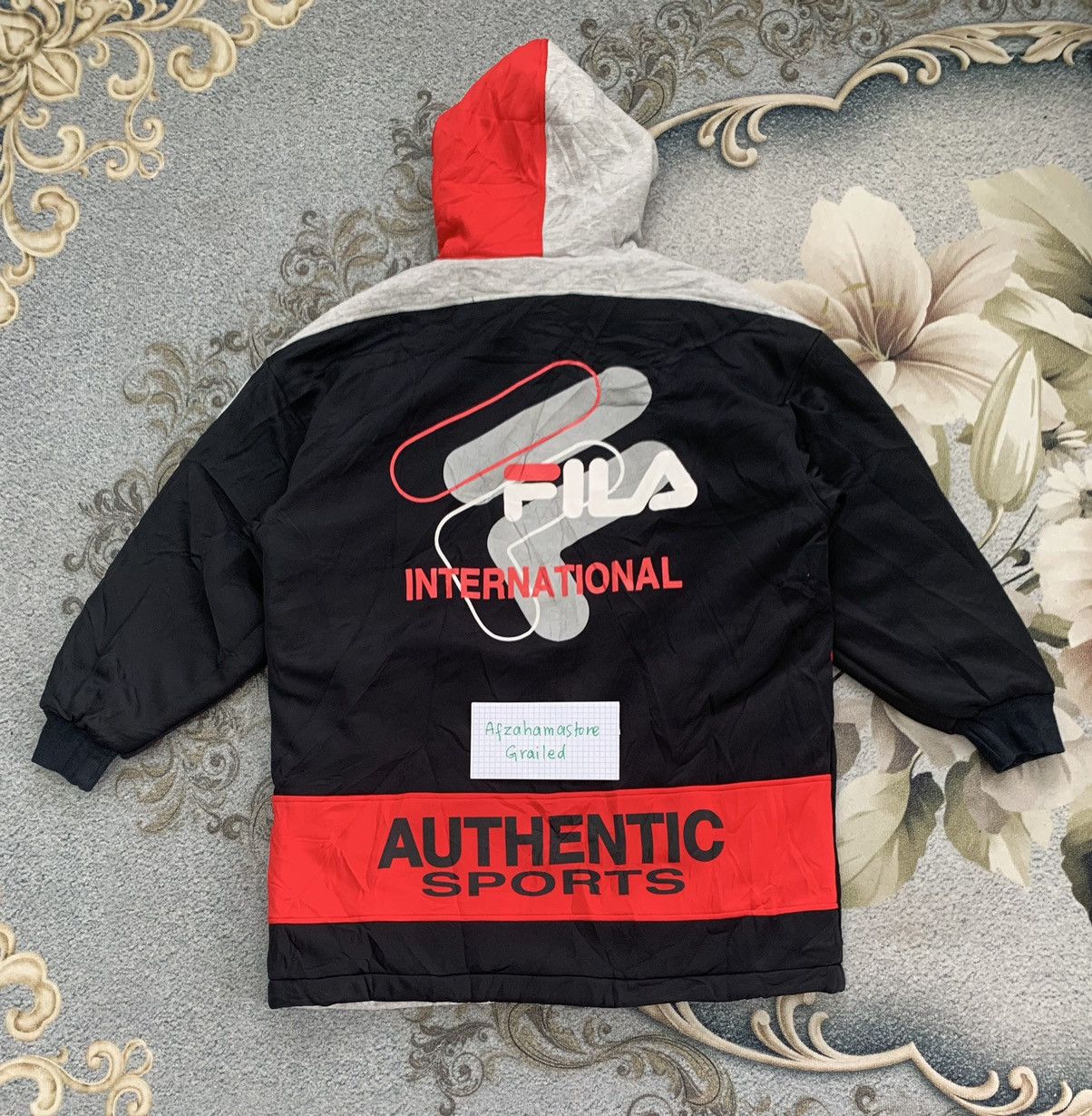 Fila × Sports Specialties FILA Big Logo Printed Jacket Hooded With Fleece Inner Size US L / EU 52-54 / 3 - 2 Thumbnail