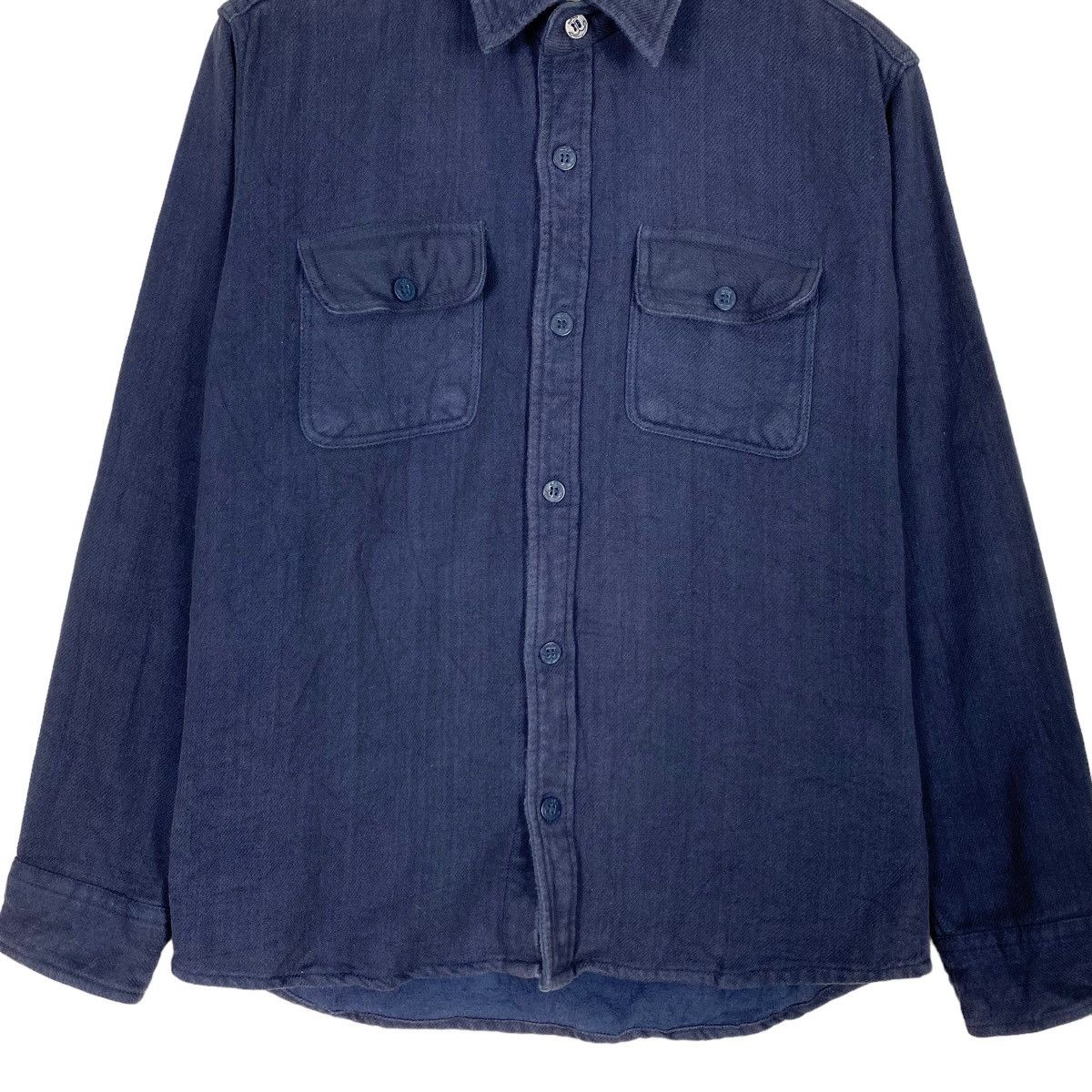 Blue Blue Japan ALCARZA INDIGO HEAVY FLANEL Size US M / EU 48-50 / 2 - 5 Thumbnail