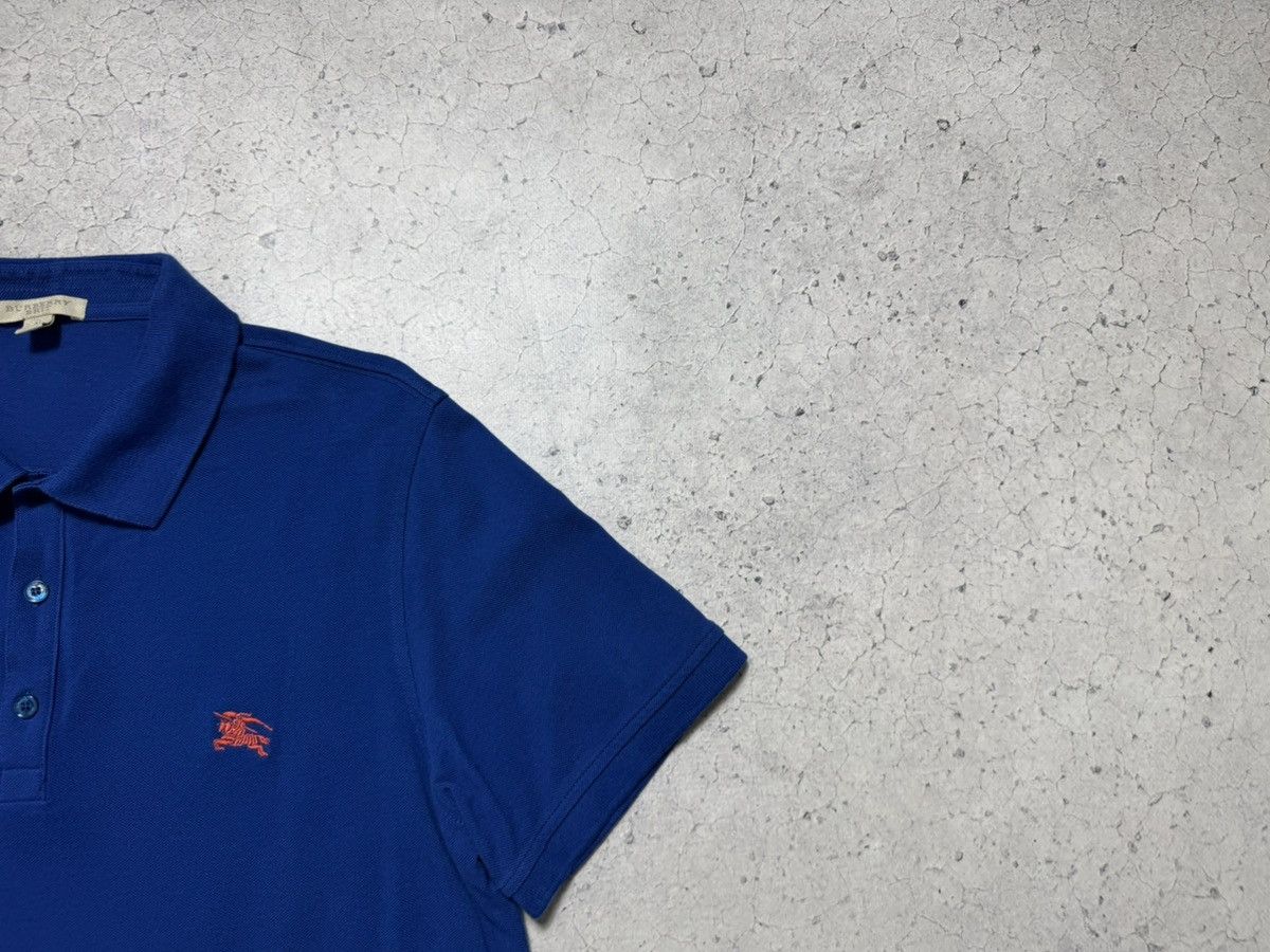 Burberry Burberry Luxury Polo Shirt Blue Size XL Vintage Size US XL / EU 56 / 4 - 3 Thumbnail