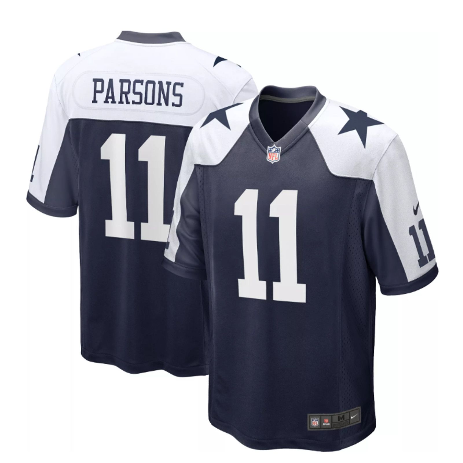 Nike Dallas Cowboys Micah Parsons #11 NWT Nike Navy Alternate Gam Size US M / EU 48-50 / 2 - 1 Thumbnail