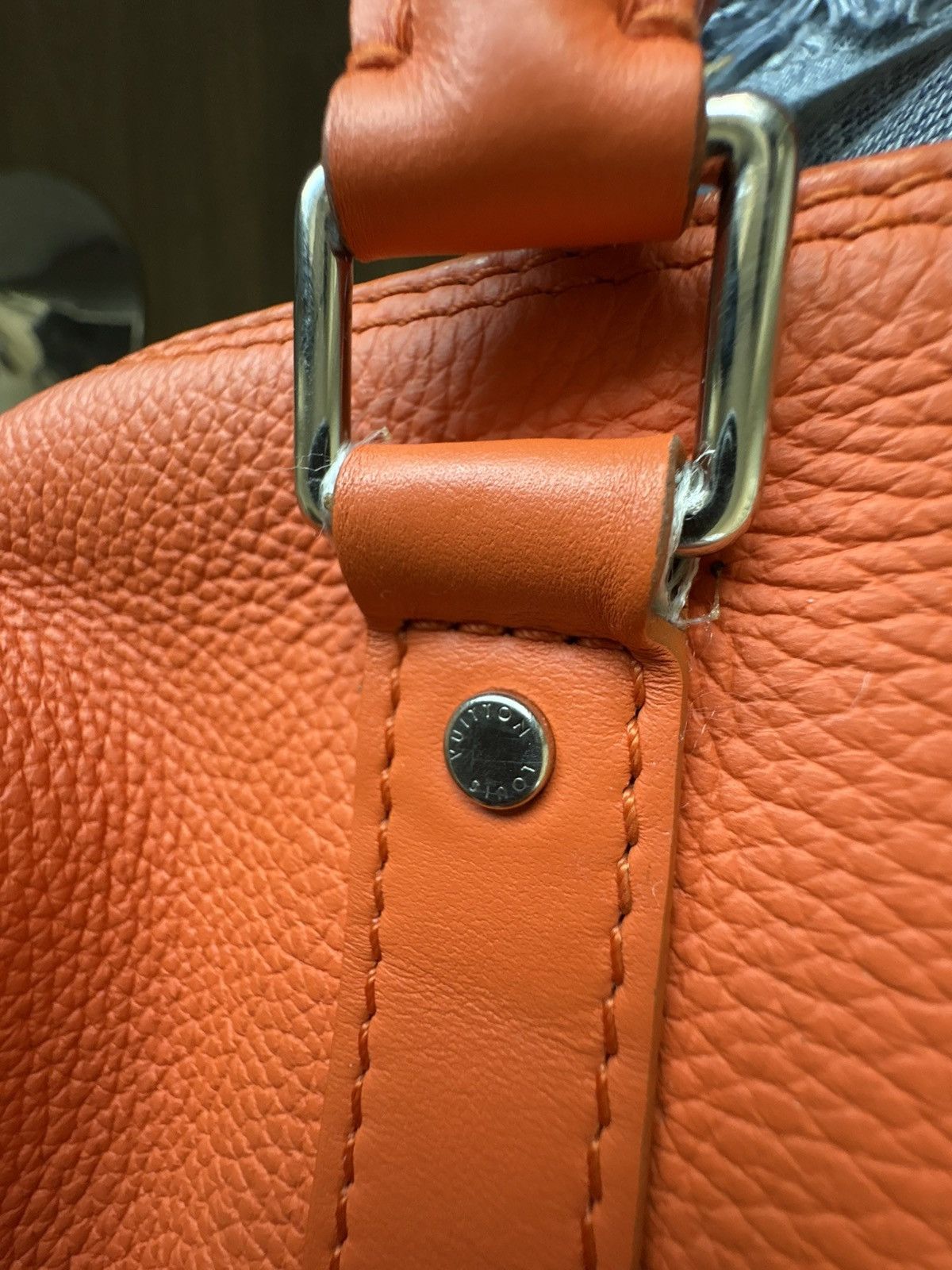 Louis Vuitton Louis Vuitton Bandouliere Keepall XS Orange Size ONE SIZE - 10 Thumbnail