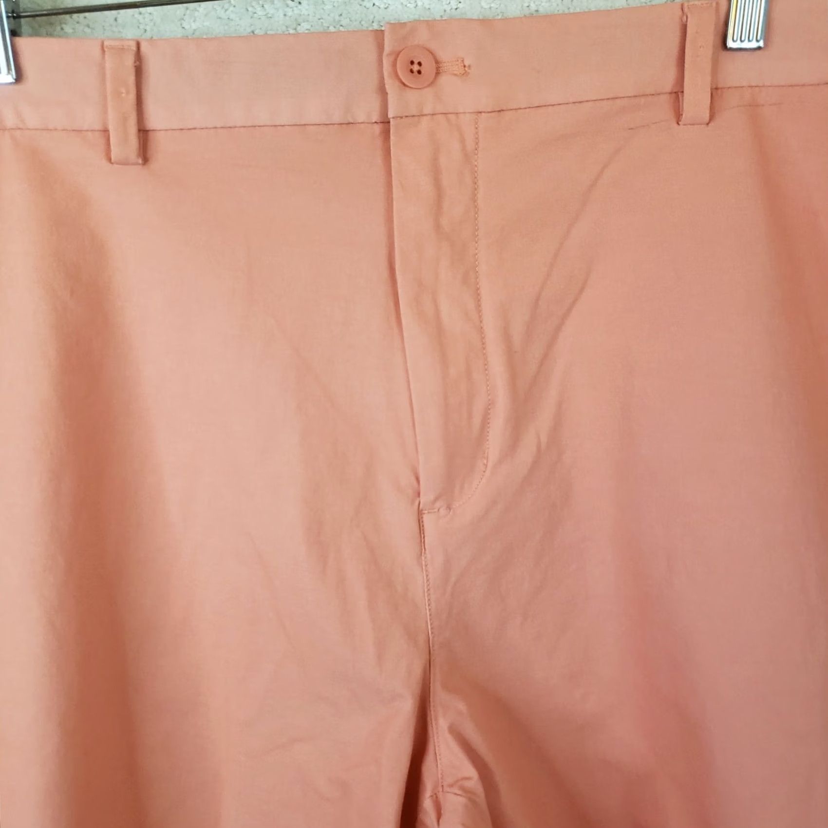 Vineyard Vines Vineyard Vines OTG Shorts Mens 40x9” Coral Orange Cotton Nylon Spandex Slash Pocket Chino Regular Size US 40 / EU 56 - 3 Thumbnail