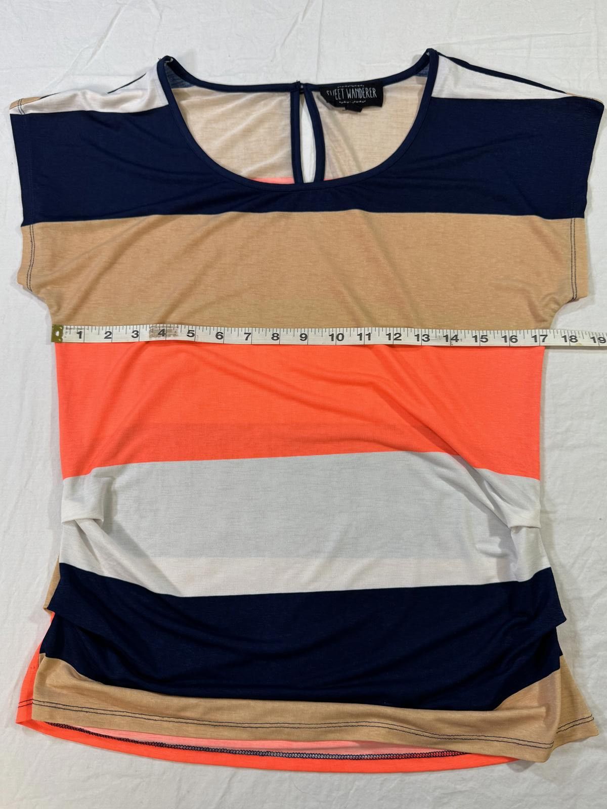 Designer Sweet Wanderer Women's Medium Blouse Cinched Sides Size M / US 6-8 / IT 42-44 - 4 Thumbnail