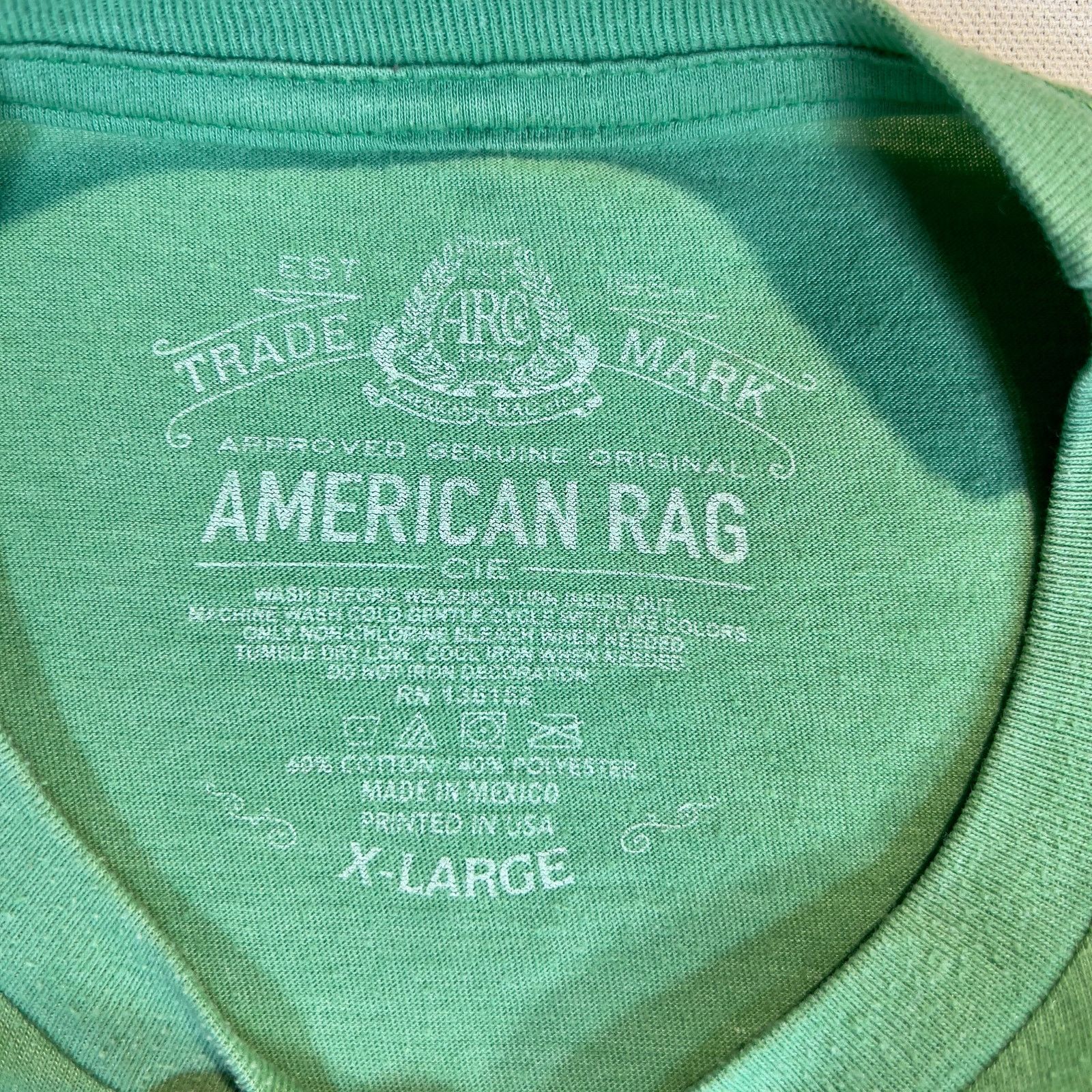 American Rag American Rag CIE Kelly Green Irish T-Shirt Unisex Size US M / EU 48-50 / 2 - 4 Thumbnail