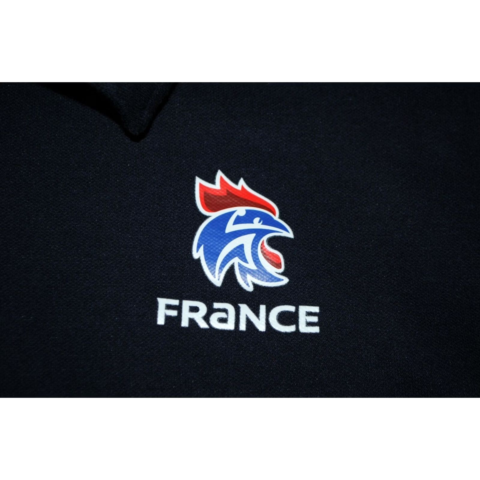 Adidas VINTAGE France National Team Handball Polo Shirt GK9725 Adidas Size Mens Large Blue 2020 Size US L / EU 52-54 / 3 - 2 Thumbnail