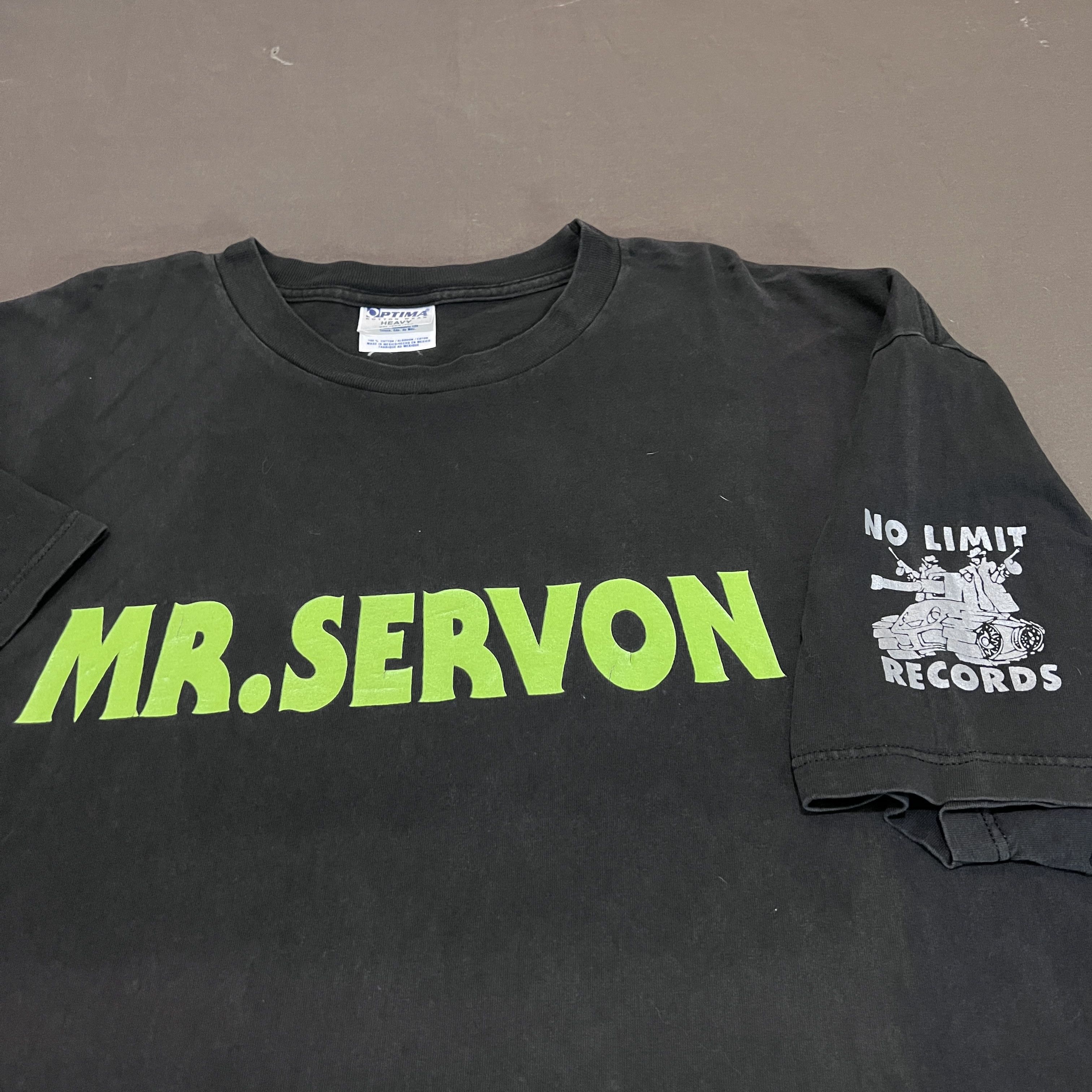 Rap Tees Vintage Mr. Serv-On Da Next Level No Limit Records Tee 2XL Size US XXL / EU 58 / 5 - 2 Thumbnail