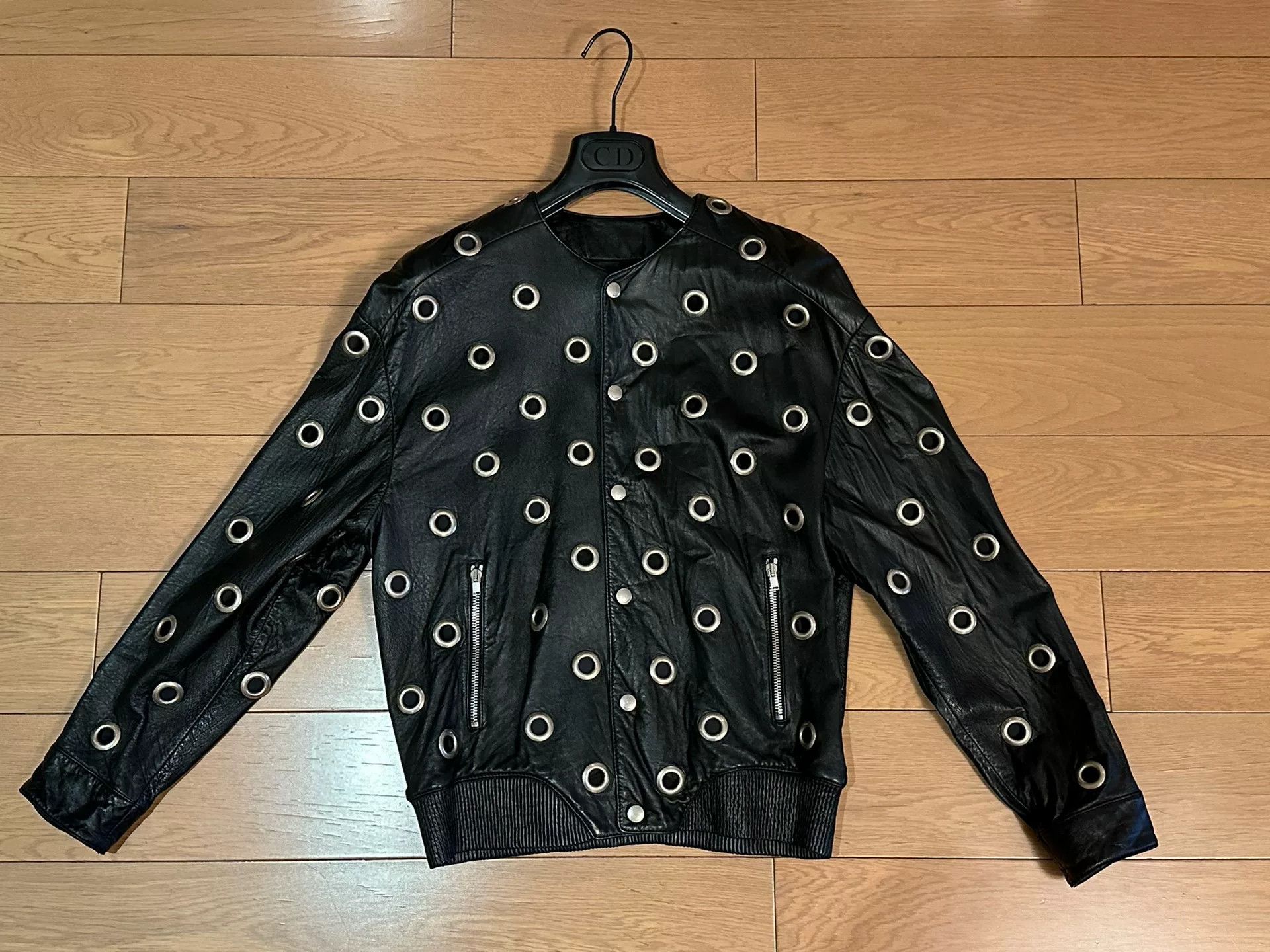 Saint Laurent Paris YSL Saint Laurent Black Leather Jacket Size M / US 6-8 / IT 42-44 - 1 Thumbnail