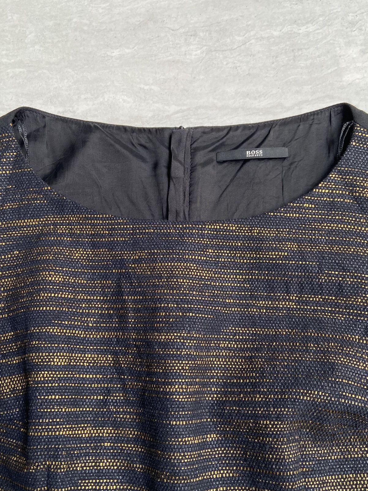Hugo × Hugo Boss HUGO BOSS Black Midi Dress Size XXS / US 00 / IT 34 - 11 Thumbnail