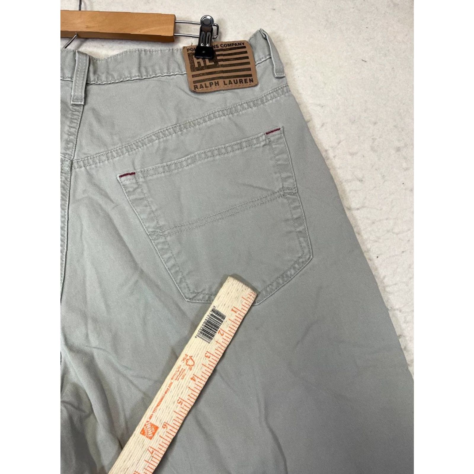 Polo Ralph Lauren Polo Ralph Lauren Shorts Men 34 100% Cotton Banner Twill Casual Khaki Green Flat Front Regular Mens Size US S / EU 44-46 / 1 - 7 Thumbnail