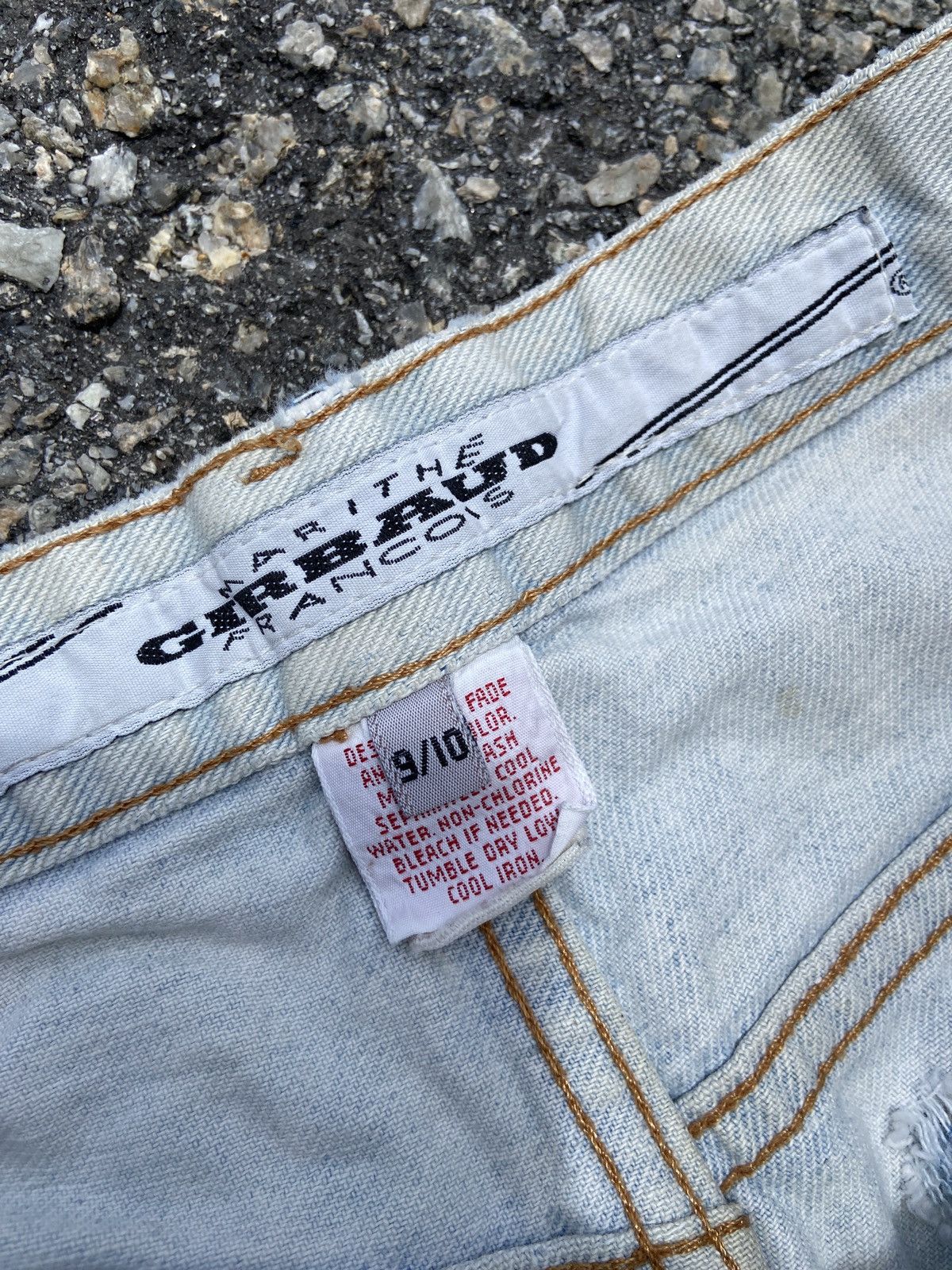 Marithe + Francois Girbaud × Vintage Distressed Marithe Francois Girboud Denim Size US 30 / EU 46 - 6 Thumbnail