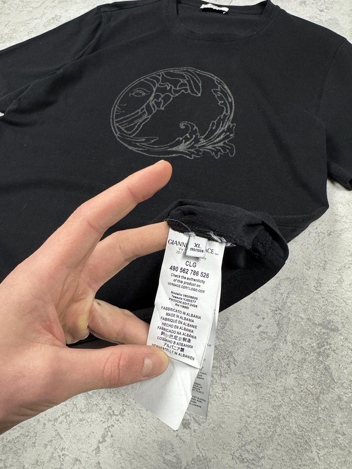 Versace Versace Medusa Big Logo T-Shirt Size XL Size US XL / EU 56 / 4 - 10 Thumbnail