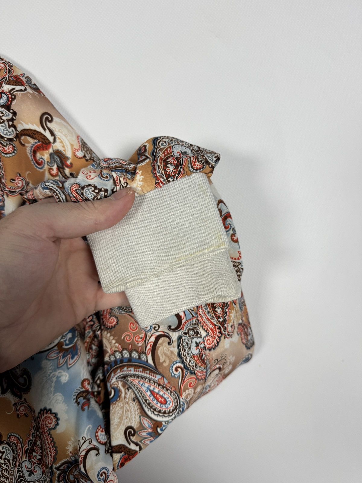 Versace Versace Vintage All Over Paisley Baroque Print Bomber Jacket Size US M / EU 48-50 / 2 - 17 Thumbnail