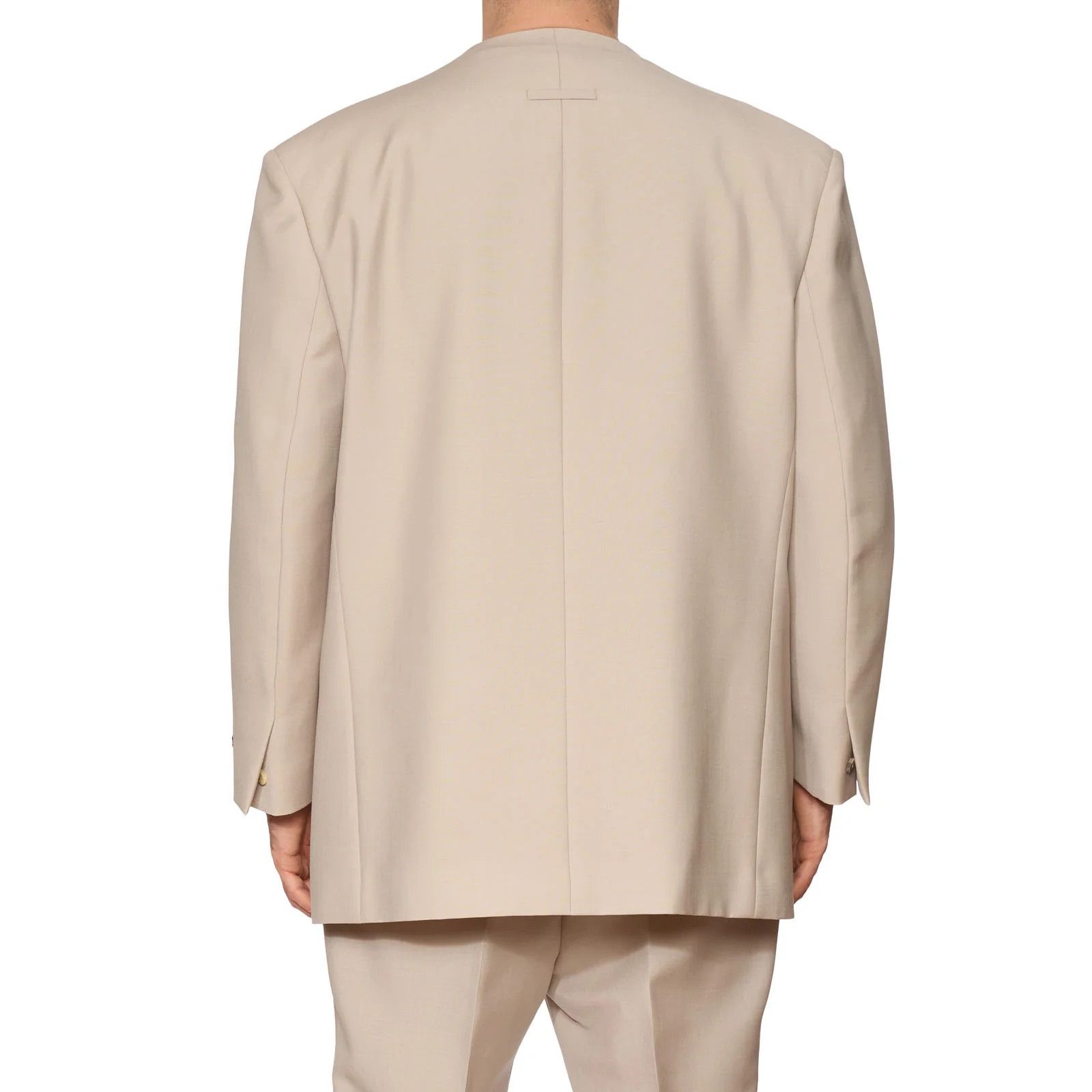 Fear of God FOG Beige Eternal Lapelless Jacket Size 38R - 11 Thumbnail