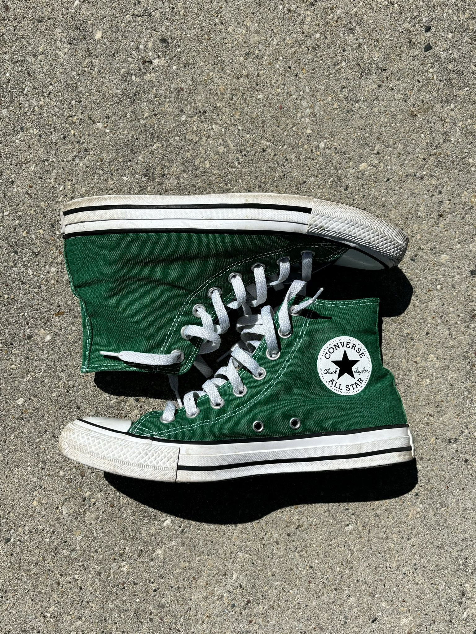 Converse Converse Chuck Taylor All Star High Top Shoes Green Grailed