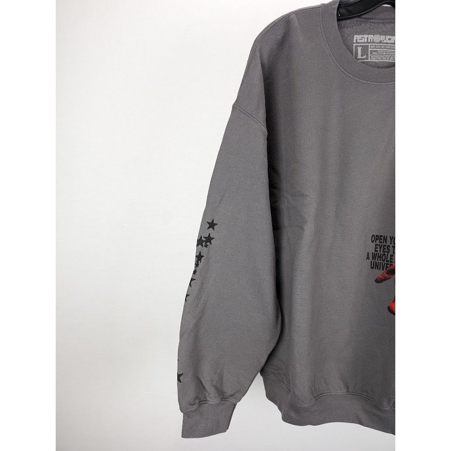 Travis Scott o1rshd1 Astrofest Houston Crewneck Sweatshirt in Grey Size US L / EU 52-54 / 3 - 6 Thumbnail