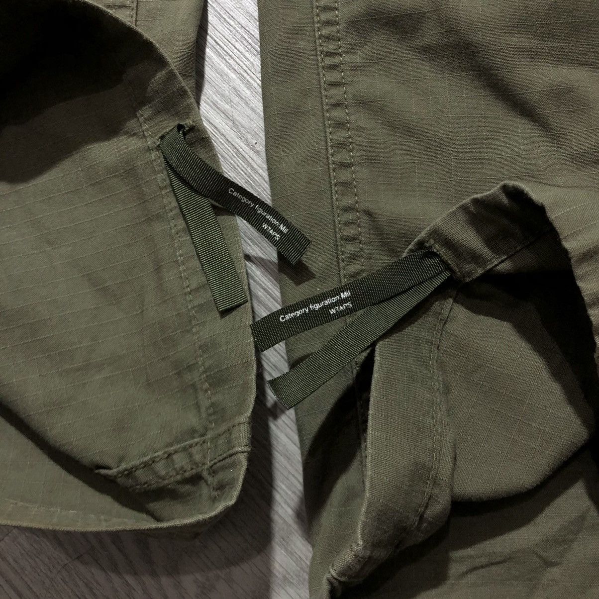 Wtaps 🇯🇵 2000s Wtaps Trousers Cotton Ripstop Cargo Pants Green Army Size US 34 / EU 50 - 10 Thumbnail