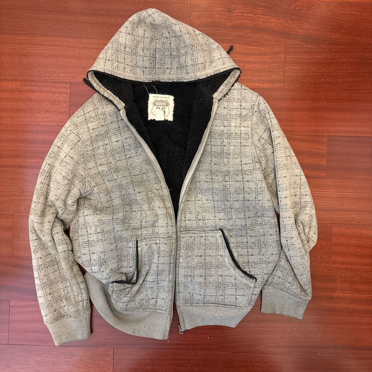 Route 66 Y2K BARBWIRE GRAPHIC ZIP Size US XL / EU 56 / 4 - 5 Thumbnail