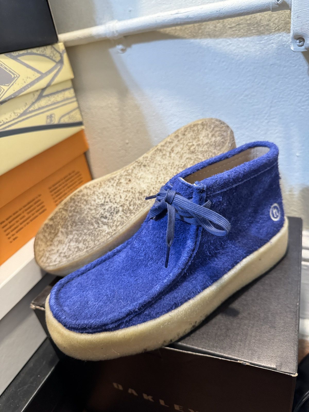 Clarks × HIDDEN Hidden NY x Clarks Wallabee Cobalt Blue Size US 10 / EU 43 - 6 Thumbnail
