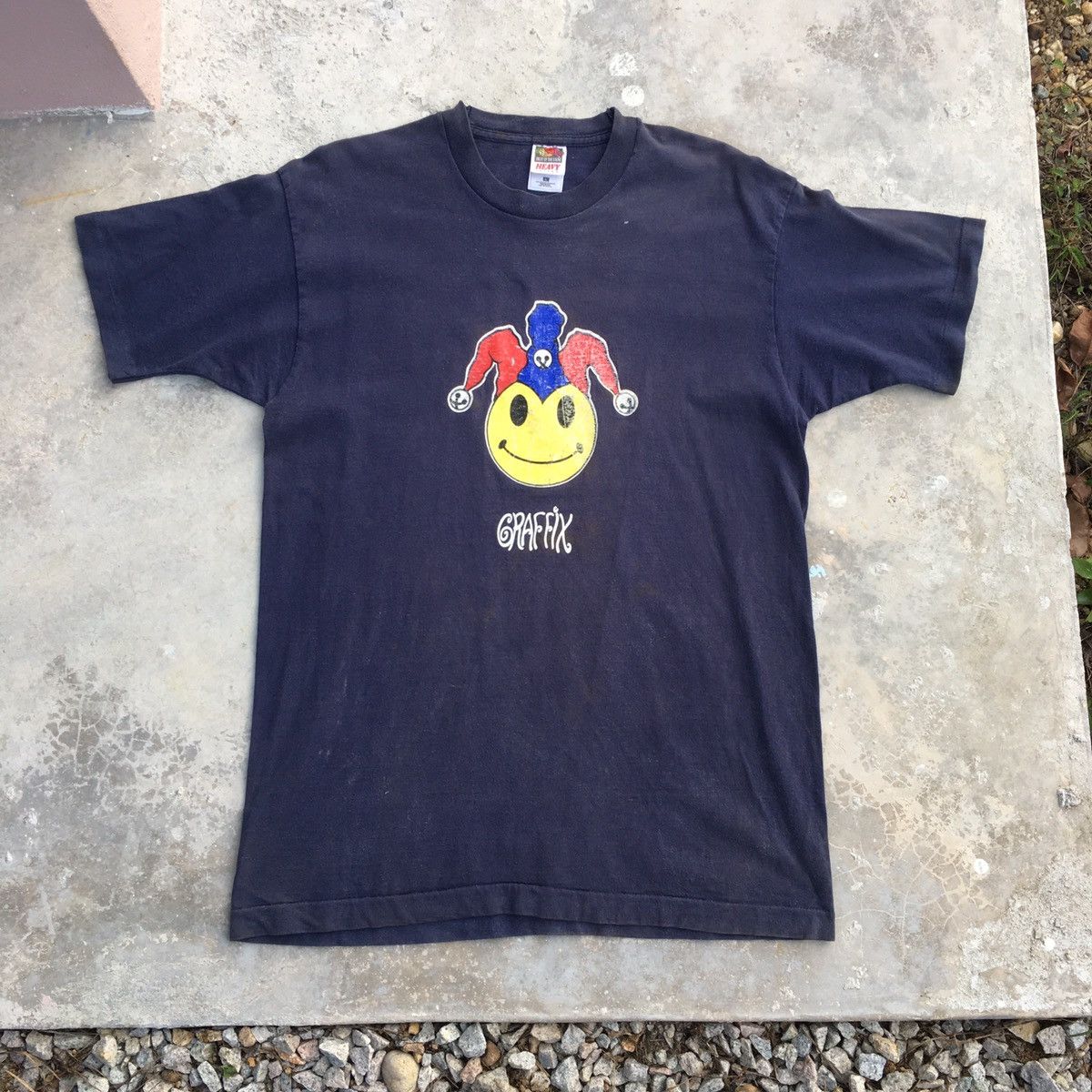 Fruit Of The Loom Vintage Graffix Clown Single Stitch Size US M / EU 48-50 / 2 - 1 Thumbnail