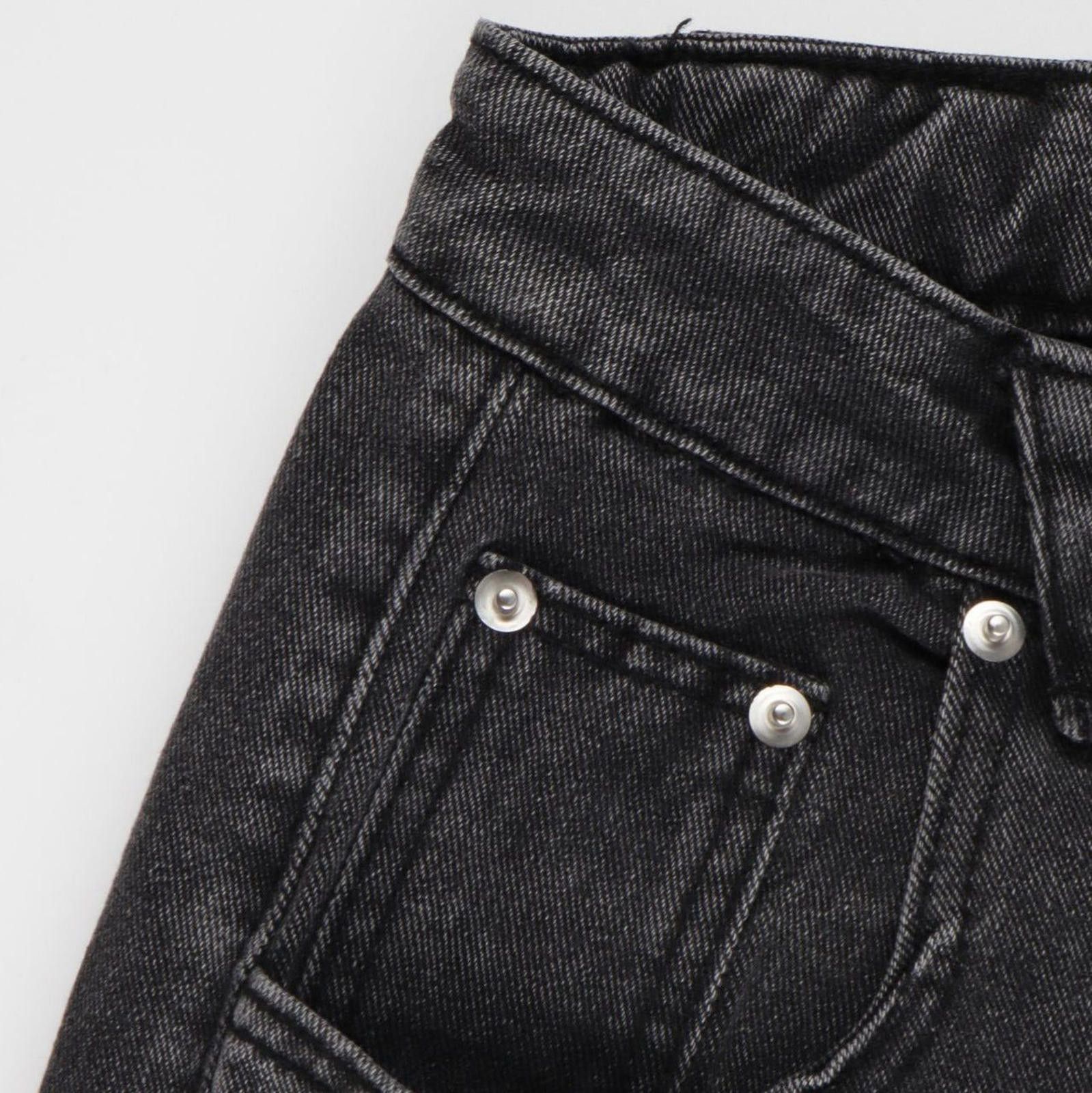 Japanese Brand Distressed Cargo Denim Jeans, Wide Leg Jeans Size US 32 / EU 48 - 2 Thumbnail