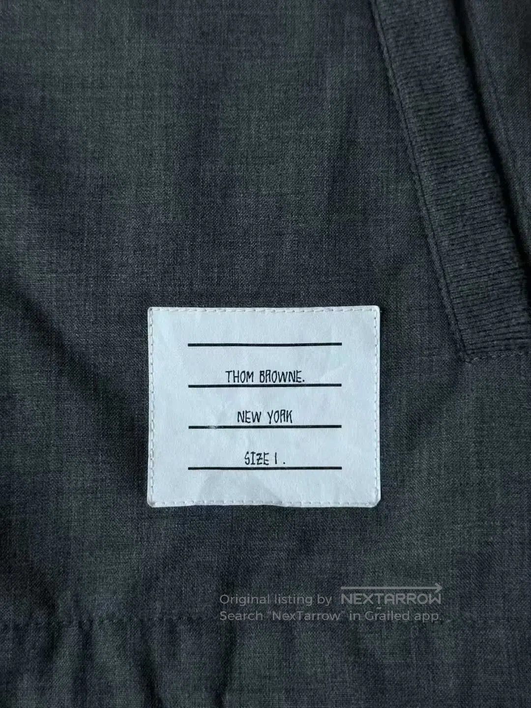 Thom Browne Thom Browne Wool Hooded Shell Jacket with Back Color-Block Size US S / EU 44-46 / 1 - 5 Thumbnail