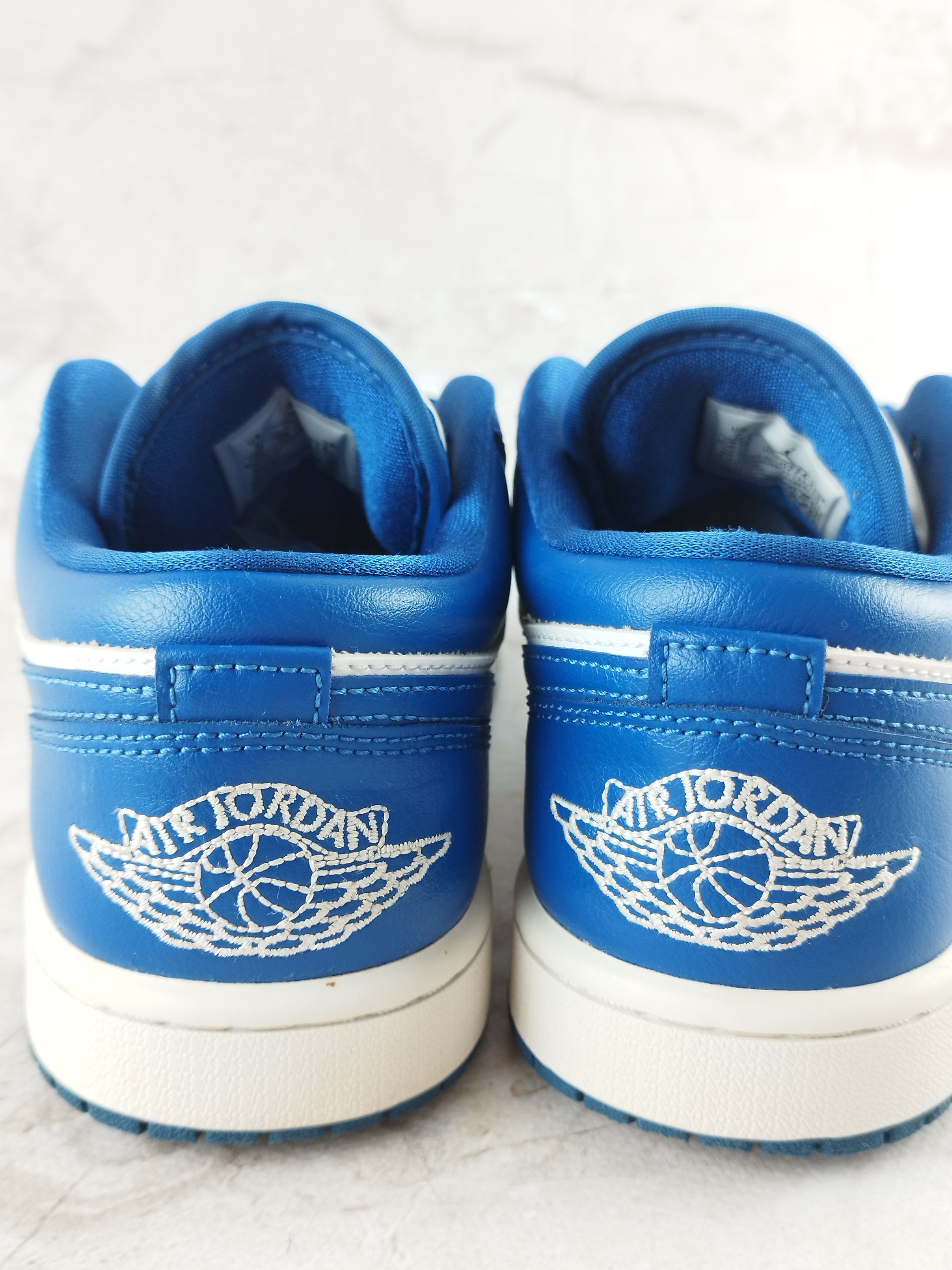 Jordan Brand Nike Jordan 1 Mid 'Marina Blue' rare streetwear low sneakers Size US 7 / IT 37 - 4 Thumbnail