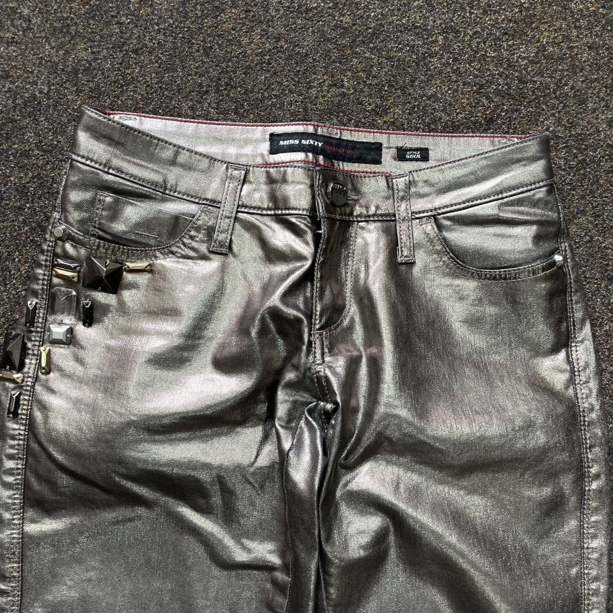 Vintage Vintage 90s Miss Sixty Faded Y2K Baggy Jeans Streetwear 28 Size 28" / US 6 / IT 42 - 3 Thumbnail