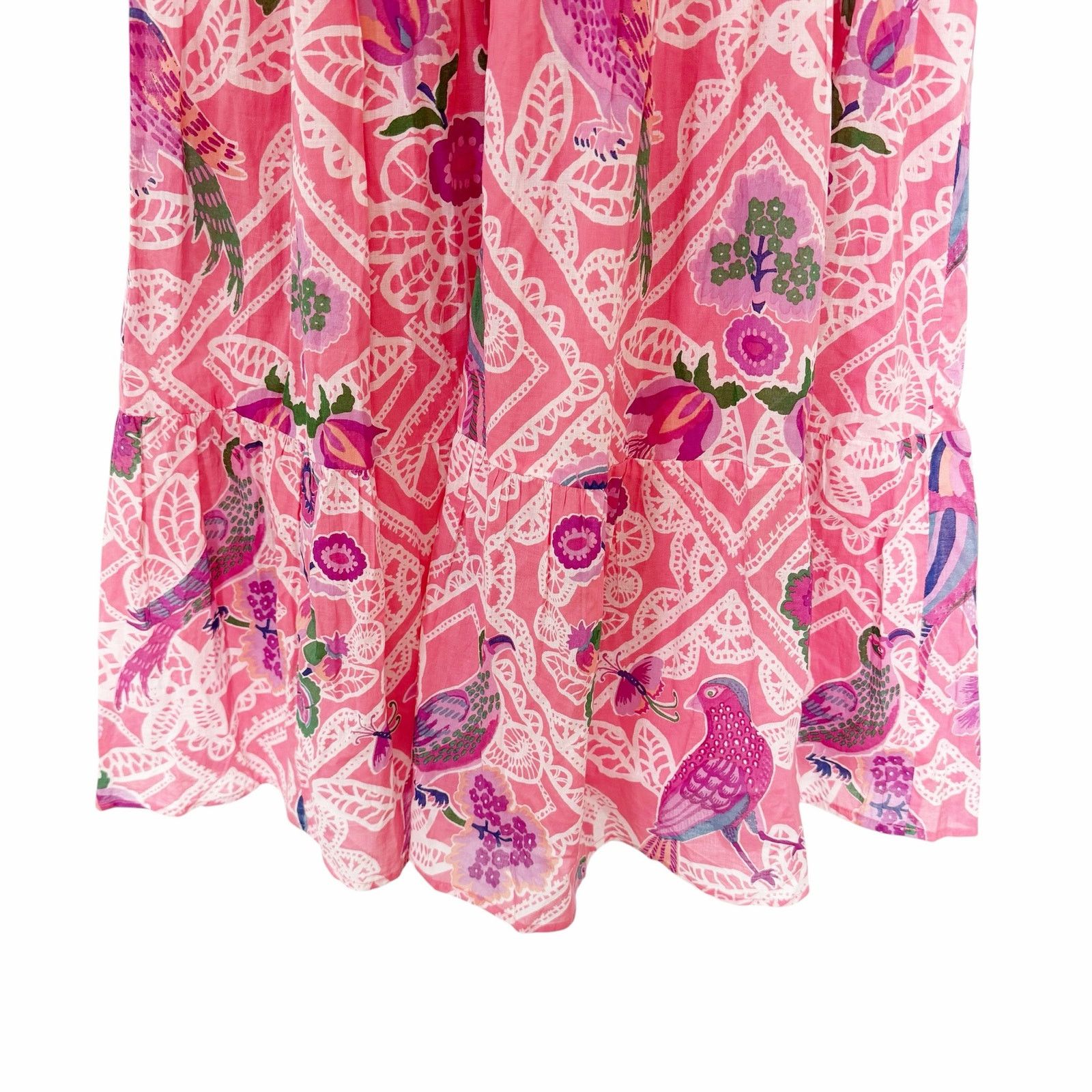 Banjanan Banjanan Ira Ruffle Sleeve Dress Rose Floral Sz S Size S / US 4 / IT 40 - 4 Thumbnail
