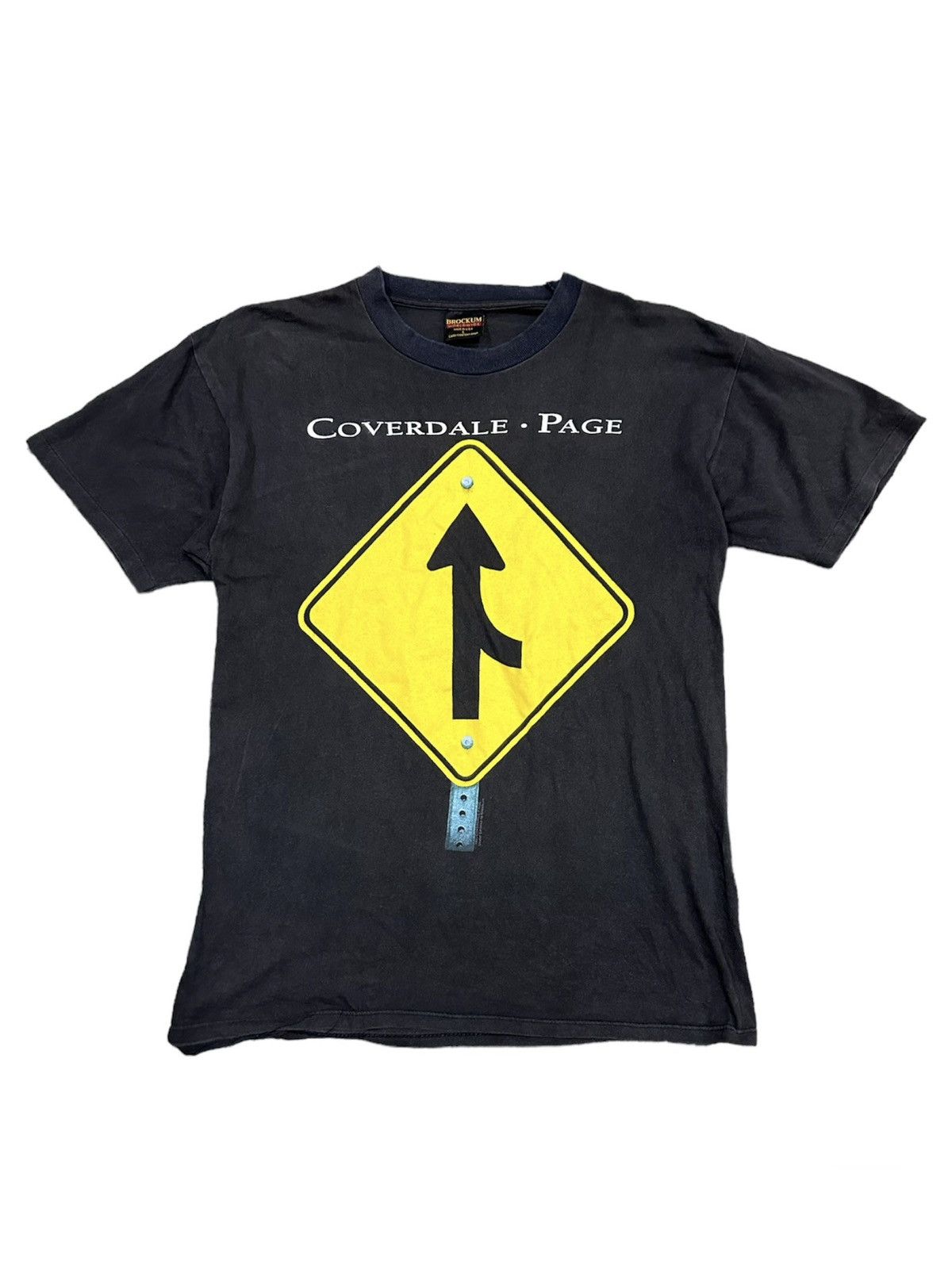 Coverdale Page JAPAN TOUR 1993 Tシャツ L Vintage Rare Coverdale Page 1993 Japan Tour T-Shirt