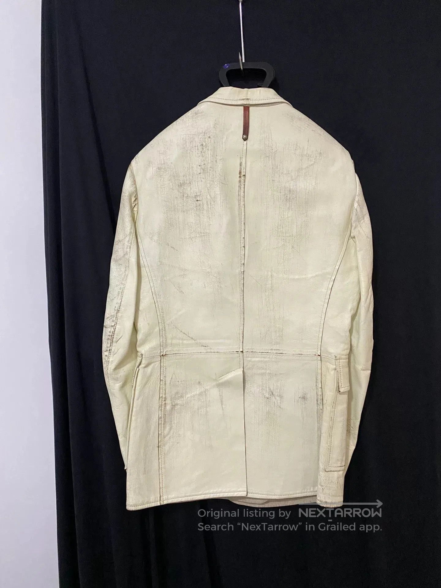 Isaac Sellam Experience Issac Sellam Distressed Leather Jacket. Size US M / EU 48-50 / 2 - 3 Thumbnail