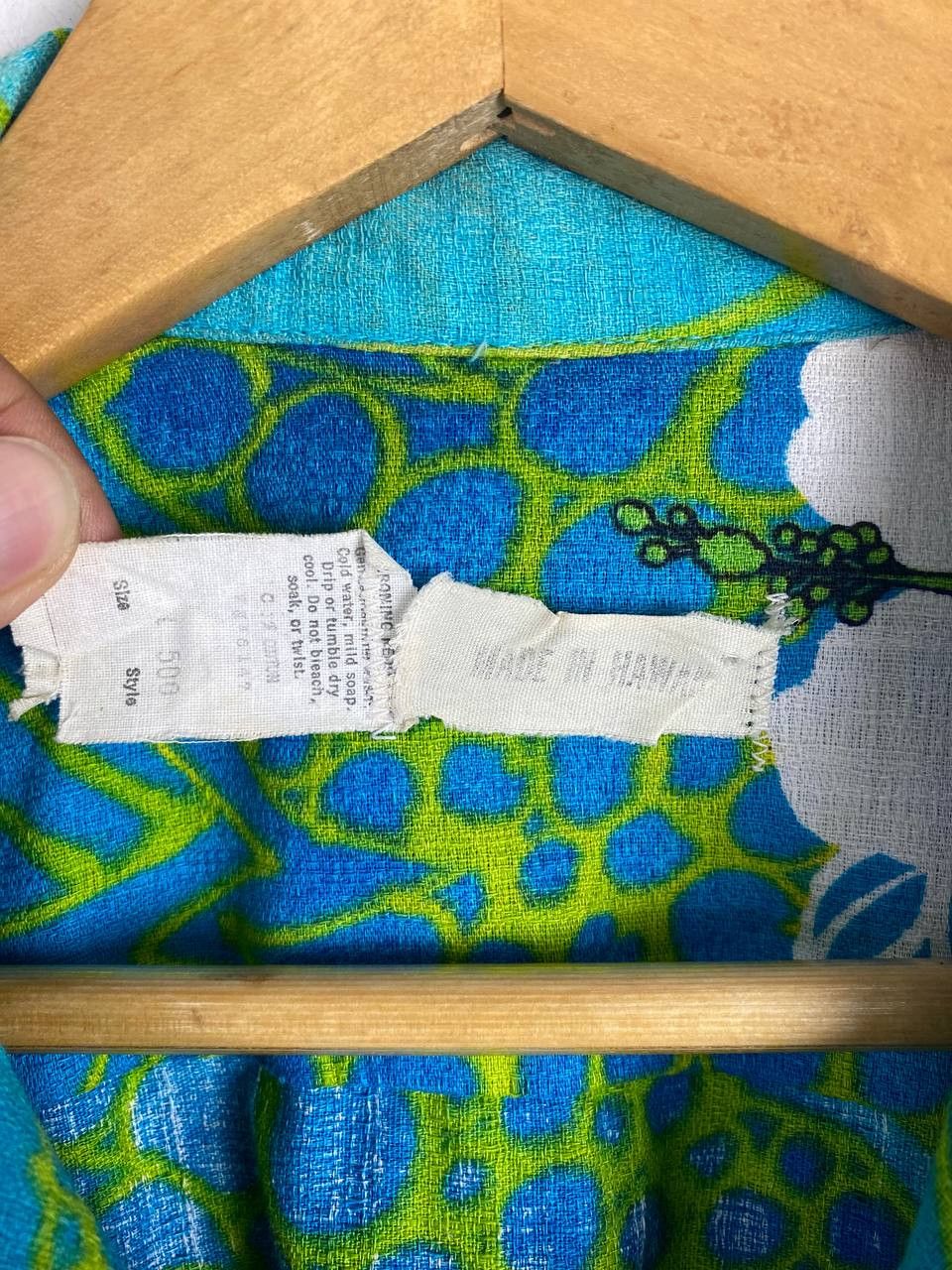 Vintage vintage 60s/70s hawaiian shirt very nice design Size US L / EU 52-54 / 3 - 8 Thumbnail