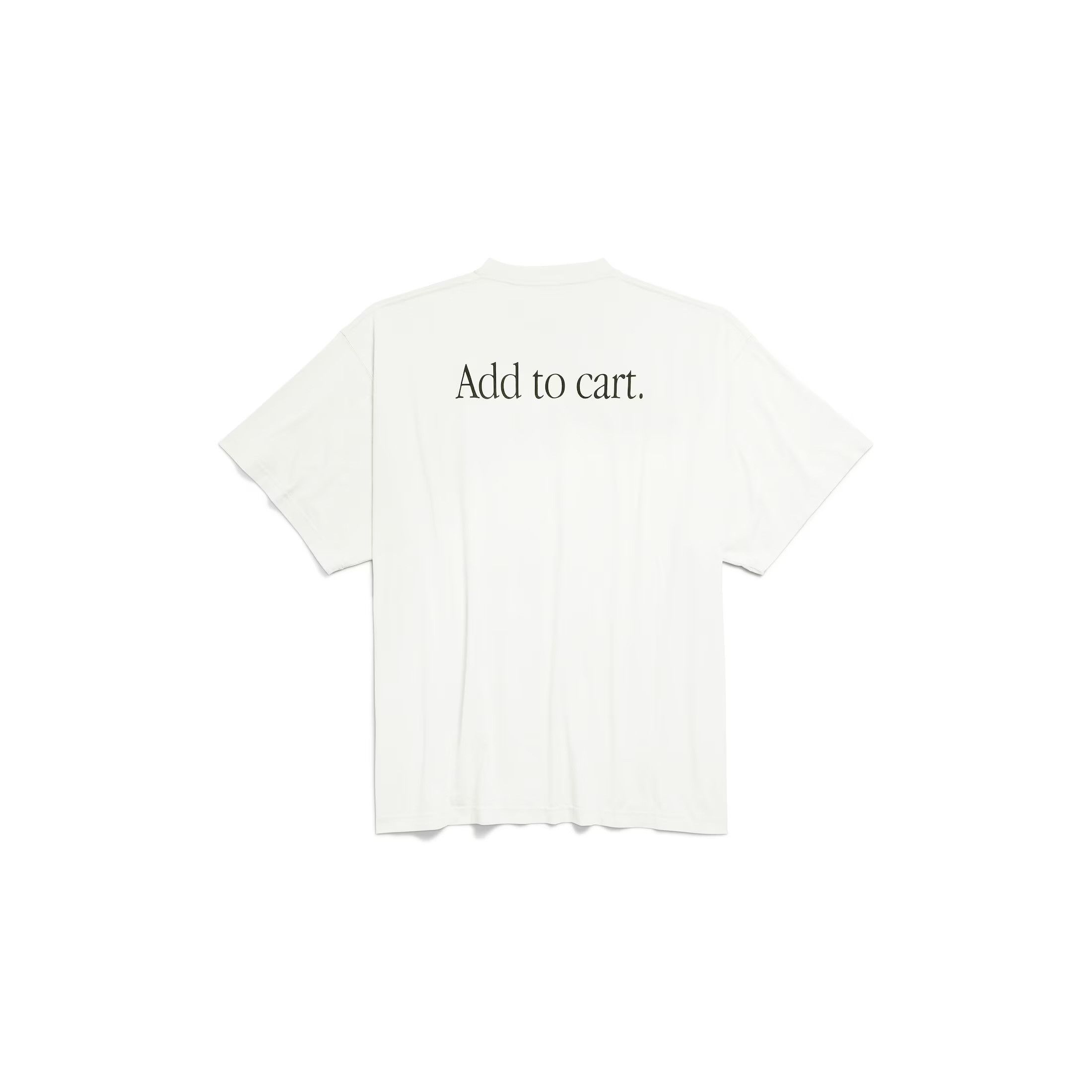 Balenciaga o1w1db10526 Basketball Sneaker T-Shirt Oversized in White Size US L / EU 52-54 / 3 - 2 Thumbnail