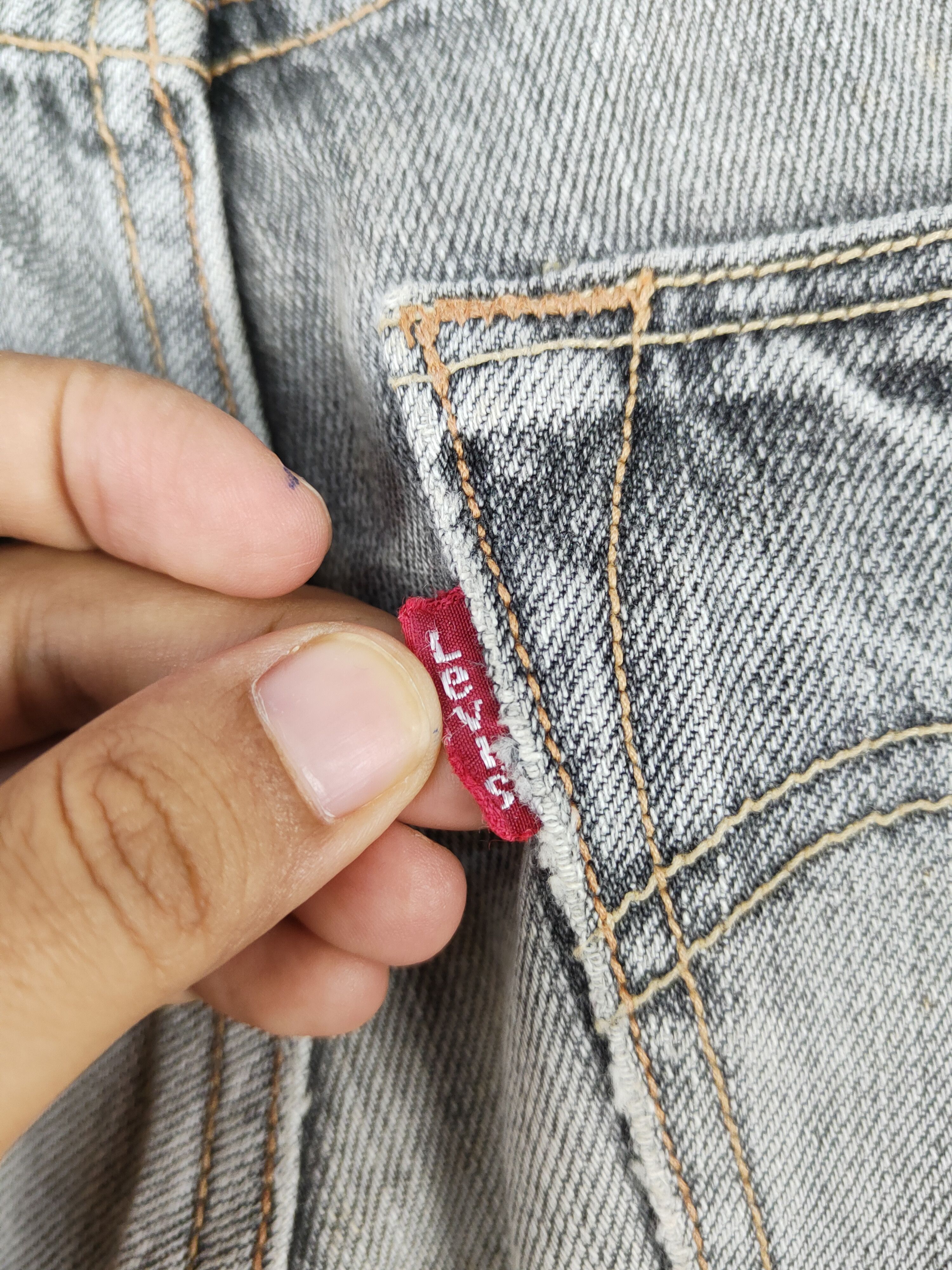 Levi's Levi's Black Faded Distressed Ripped Jeans#W1486 Size US 29 - 10 Thumbnail