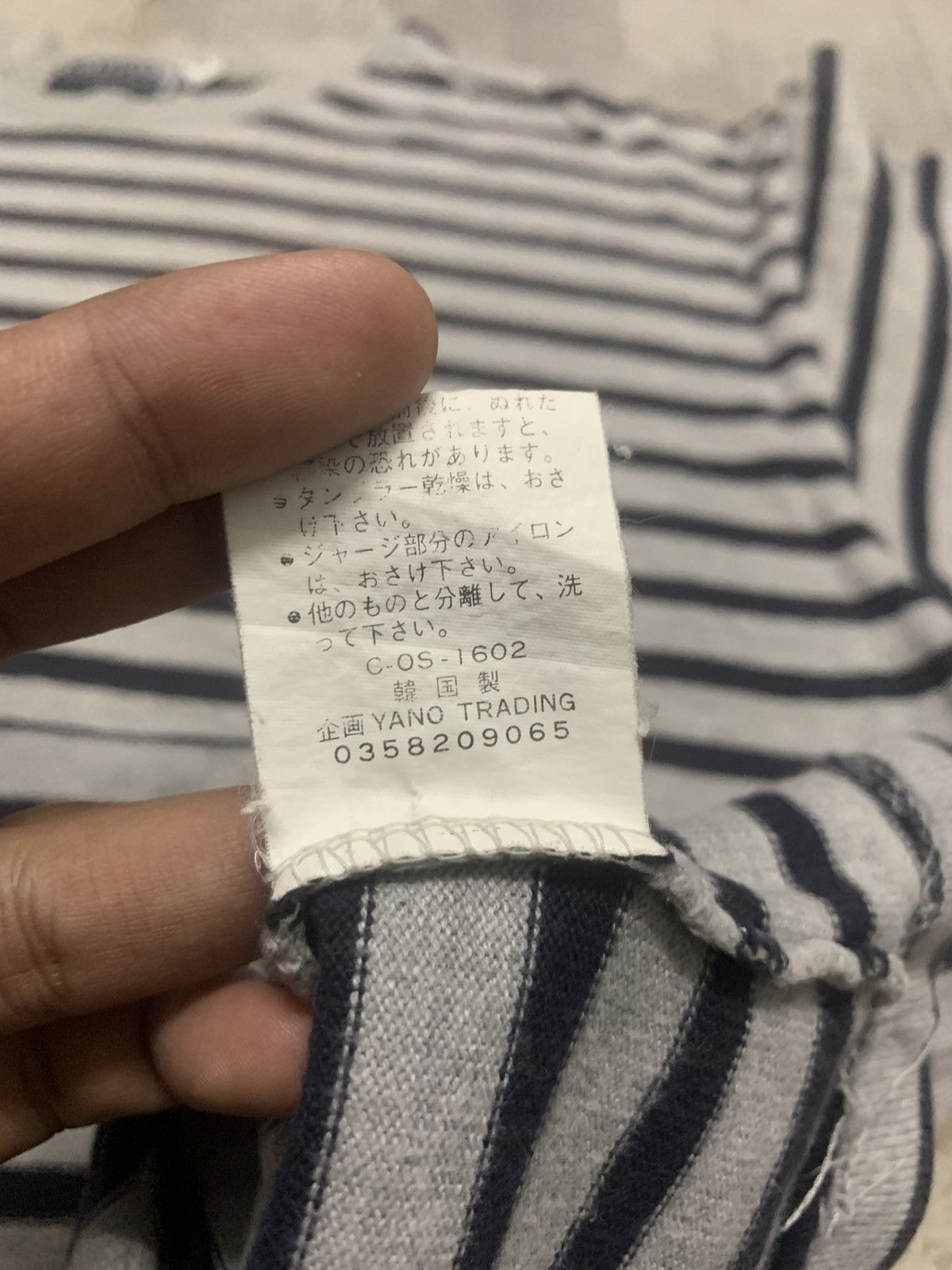 Japanese Brand Vintage 90s B. Hills Stripe Tee Size US M / EU 48-50 / 2 - 6 Thumbnail
