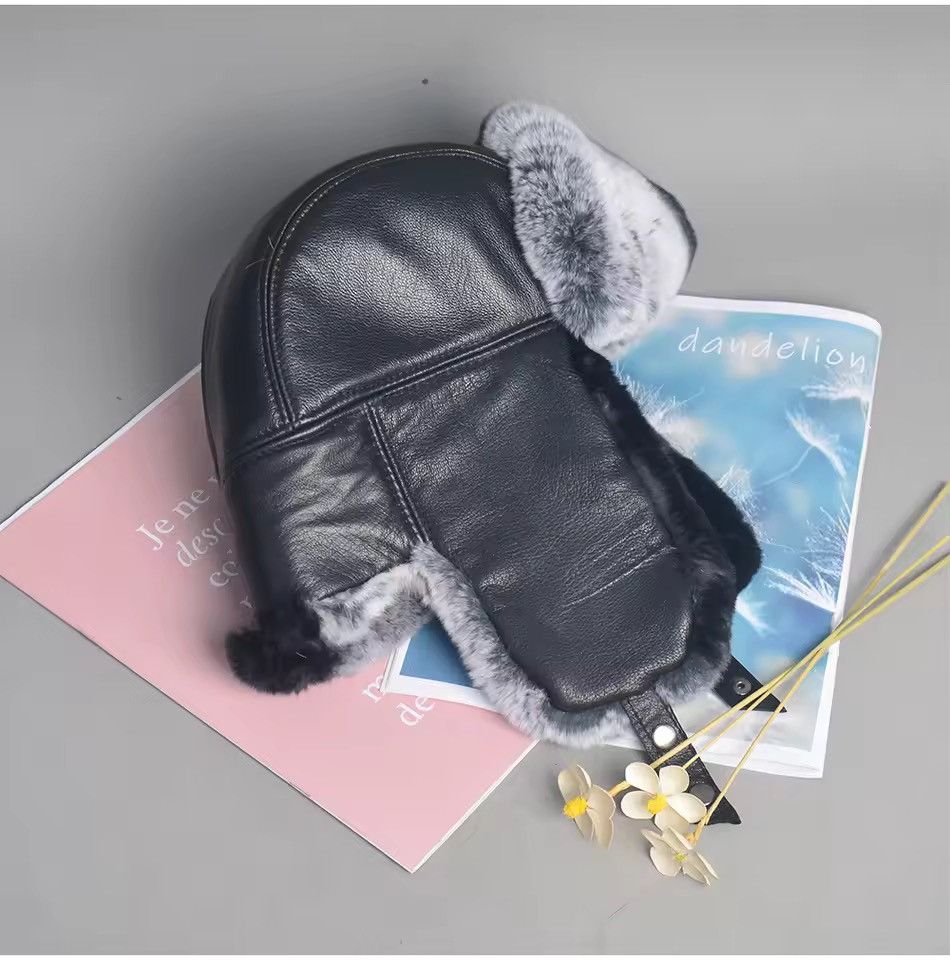 Japanese Brand Unisex RealRabbit Fur Ushanka Trapper Hat Size L Size ONE SIZE - 9 Thumbnail