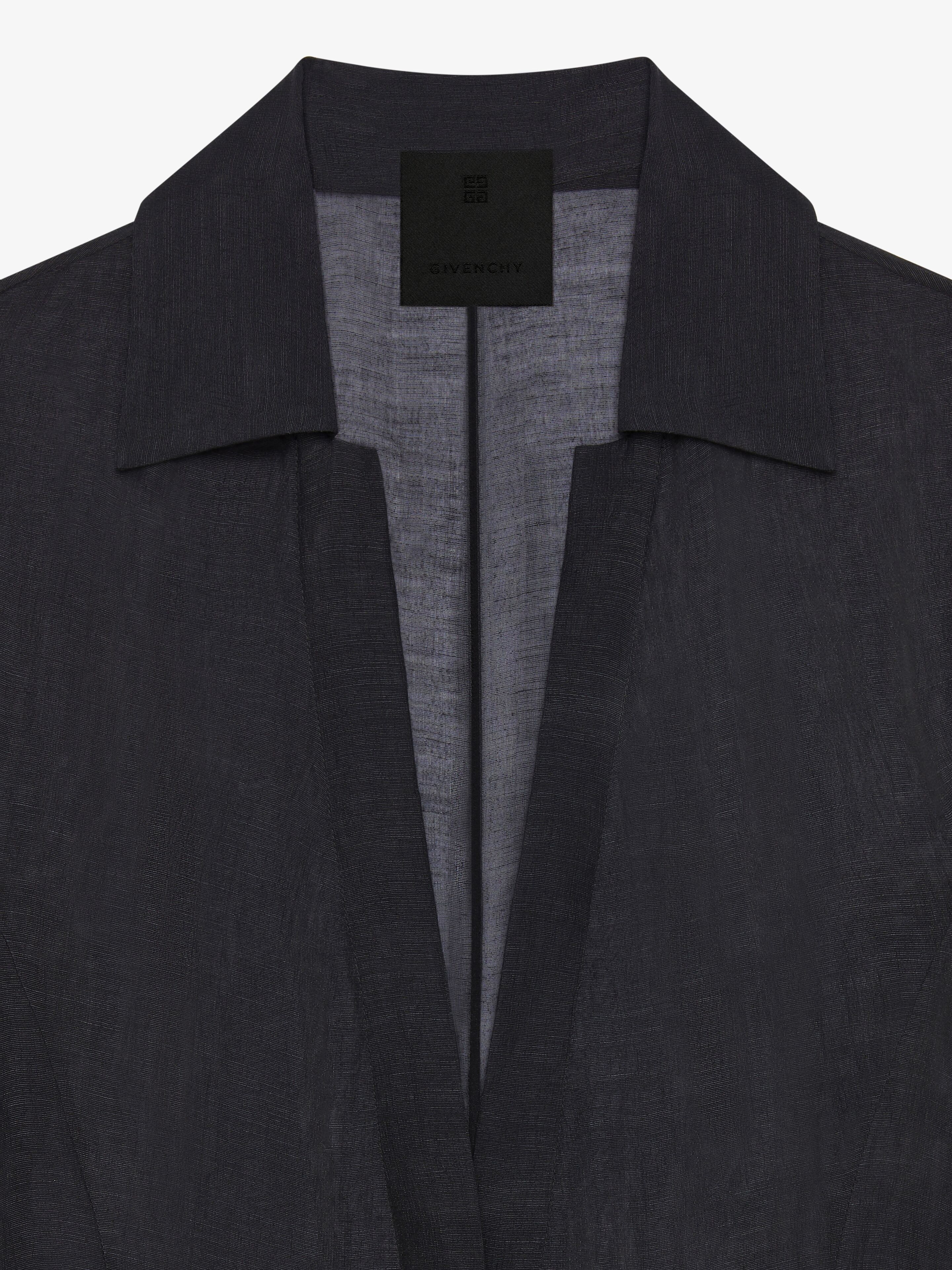 Givenchy o1srvl11e0725 Long Transparent Dress in Black Size XS / US 0-2 / IT 36-38 - 5 Thumbnail