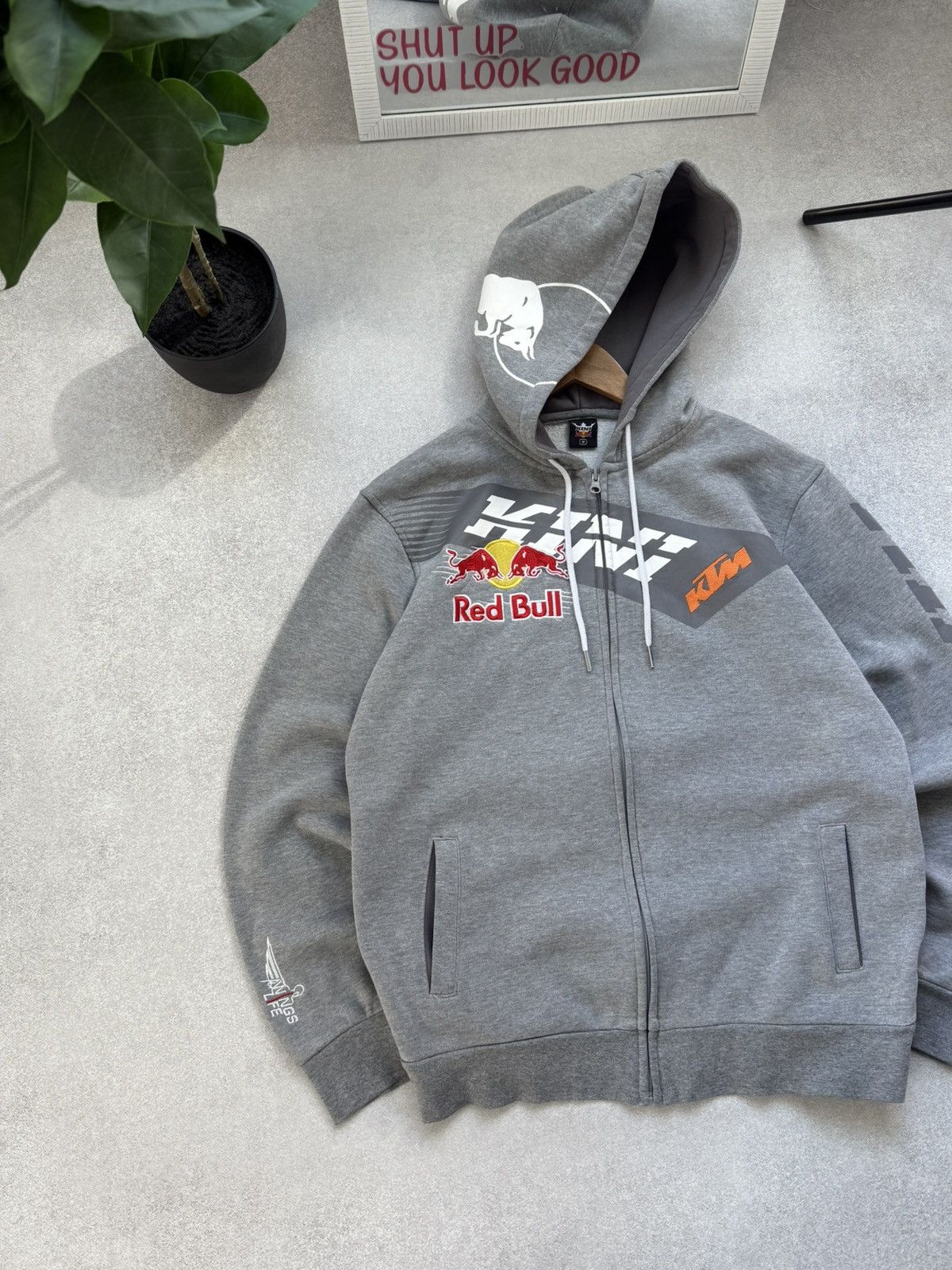 Red Bull RED BULL KING RACING KTM ZIP HOODIE MOTORRAD JACKET HOODED Size US M / EU 48-50 / 2 - 5 Thumbnail
