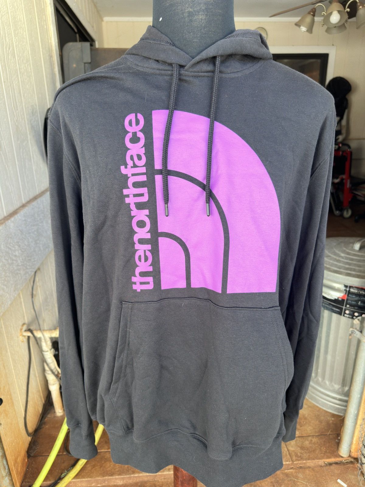 The North Face North Face Hoodie Jacket Black Purple Print Men's XL Size US XL / EU 56 / 4 - 1 Thumbnail
