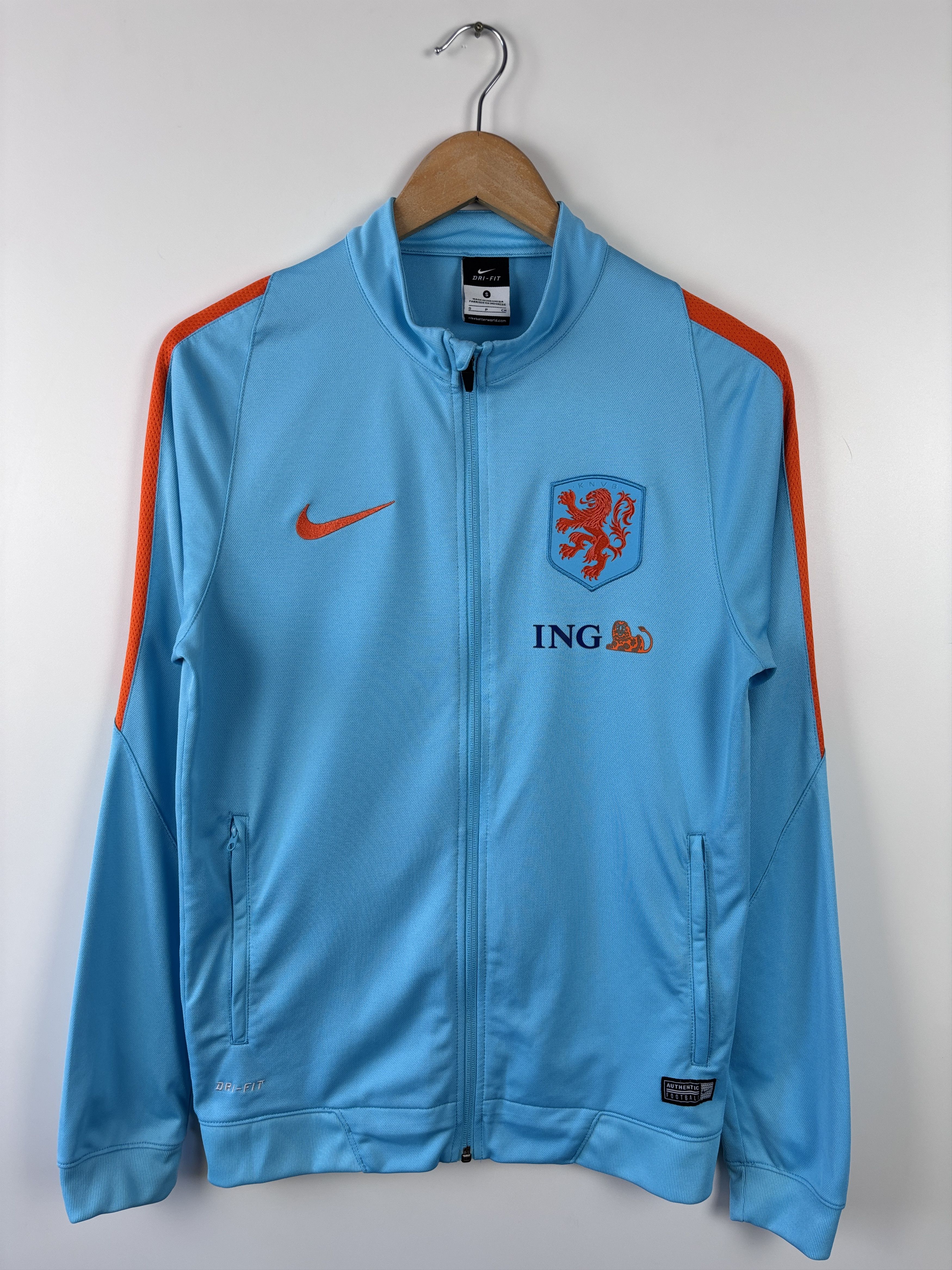 Nike Nike Netherlands 2016-17 Training Jacket Holland Blue Size S Size US S / EU 44-46 / 1 - 1 Thumbnail