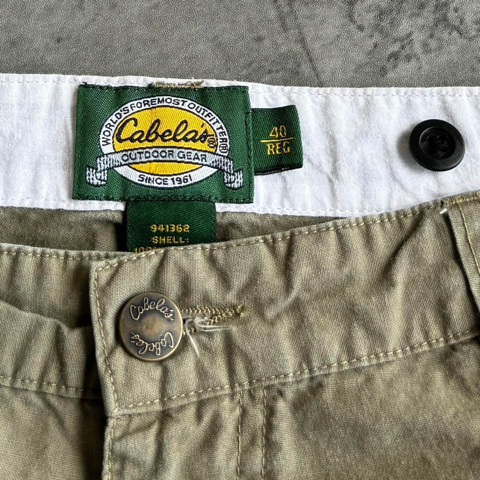 Cabelas × Carhartt × Vintage Vintage Y2K Carhartt Style Double Knee Baggy Carpenter Pants Size US 38 / EU 54 - 3 Thumbnail