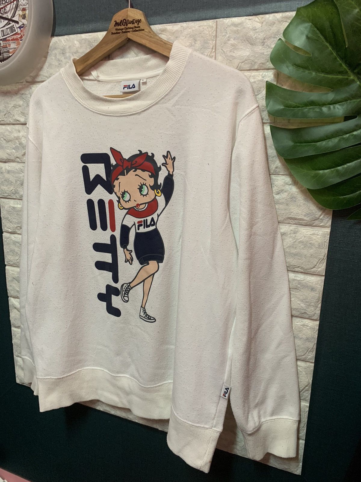 Fila RARE!! Sweatshirt Betty Boop x Fila Size US L / EU 52-54 / 3 - 2 Thumbnail