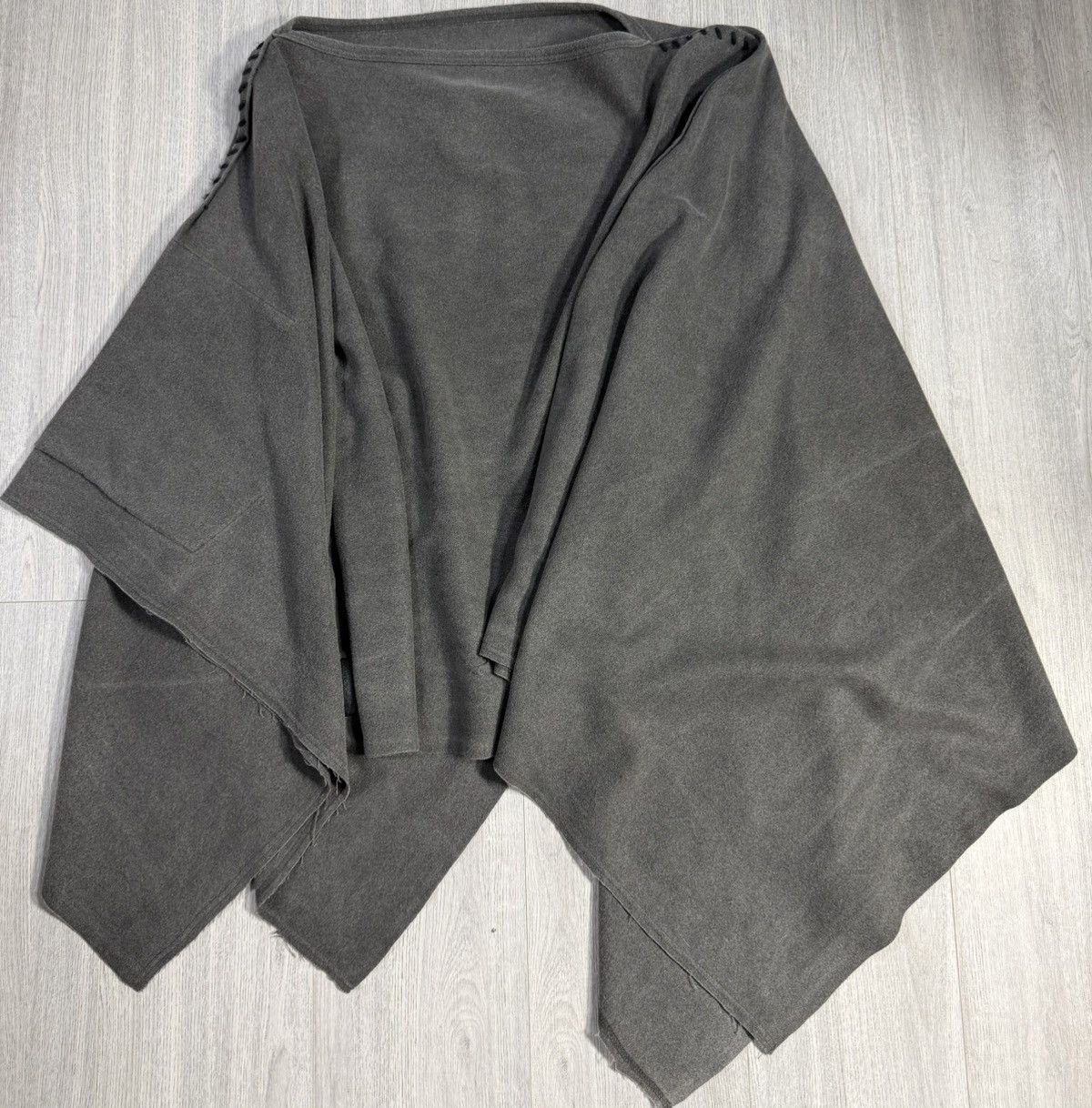 Issey Miyake Issey Miyake Asymmetric Wool Knit Poncho Sweater Avant-Garde Size ONE SIZE - 1 Thumbnail