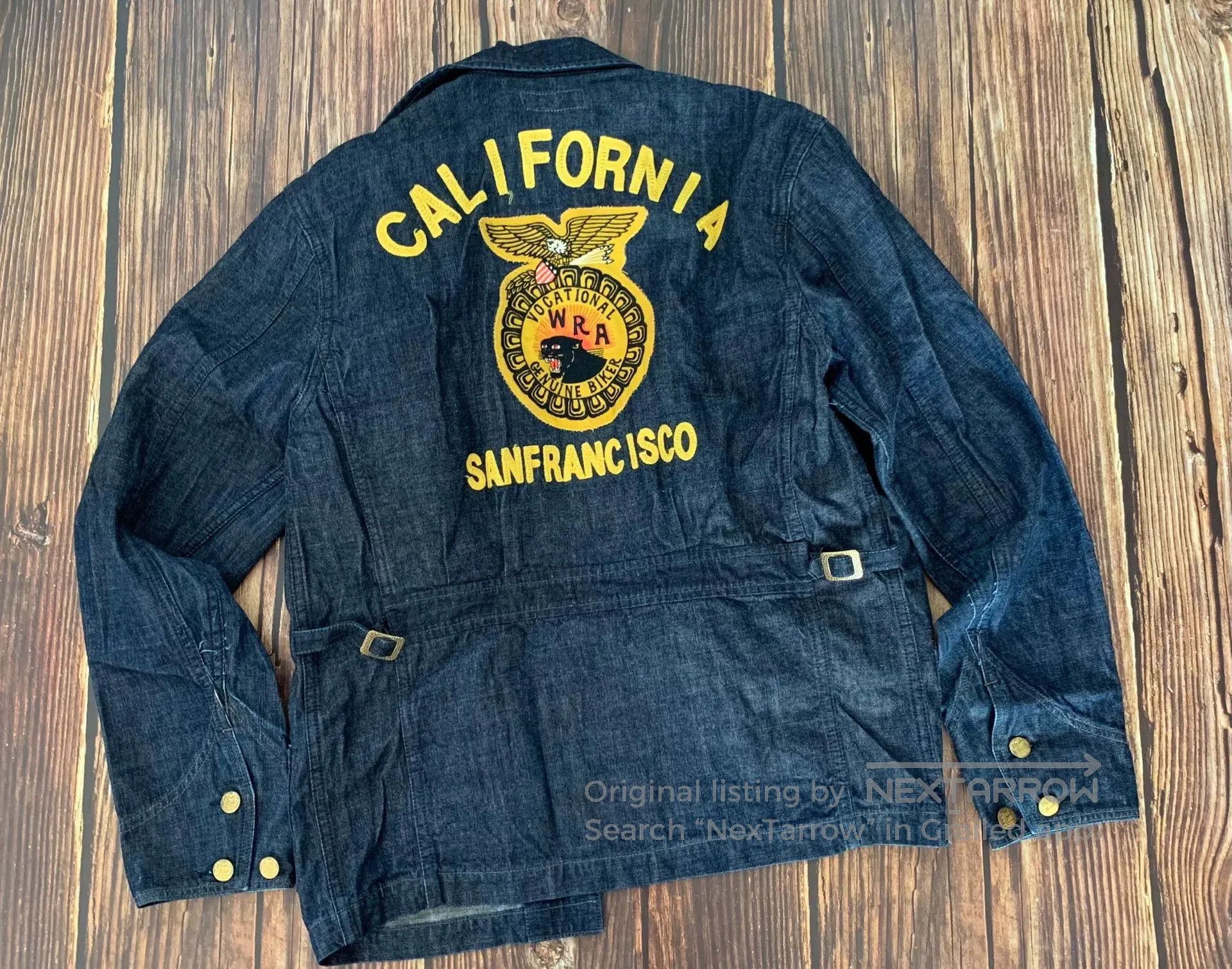 WEST RIDE west ride cycling alliance denim jacket. Size US M / EU 48-50 / 2 - 3 Thumbnail