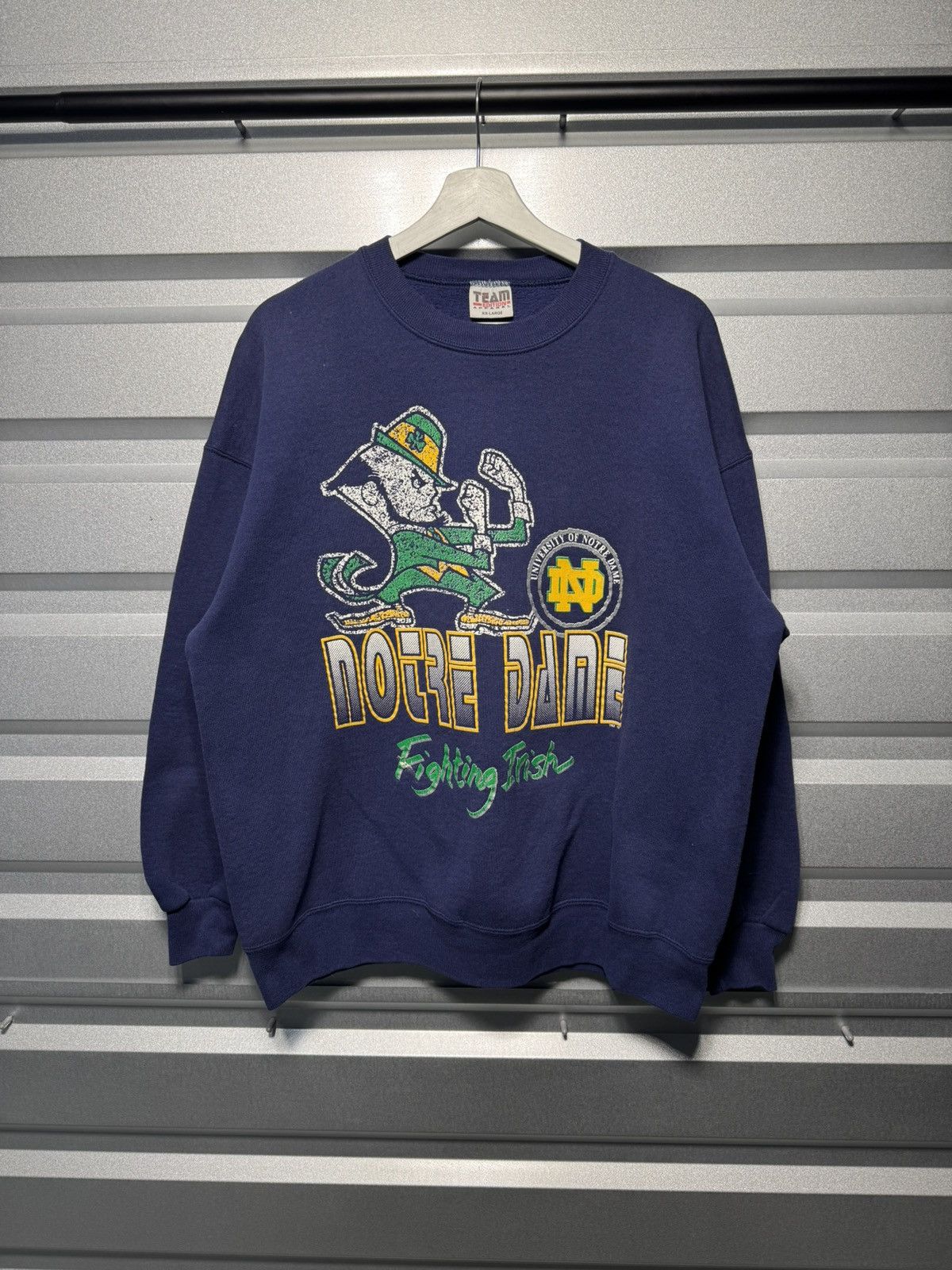 Vintage 90’s norte dame college crew neck Size US XL / EU 56 / 4 - 2 Thumbnail