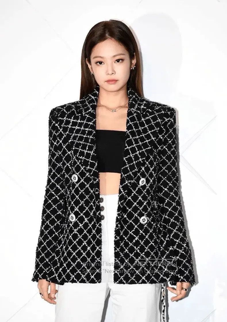 Chanel Chanel Black and white plaid 19c cruise series knitted jac Size XXS / US 00 / IT 34 - 9 Thumbnail